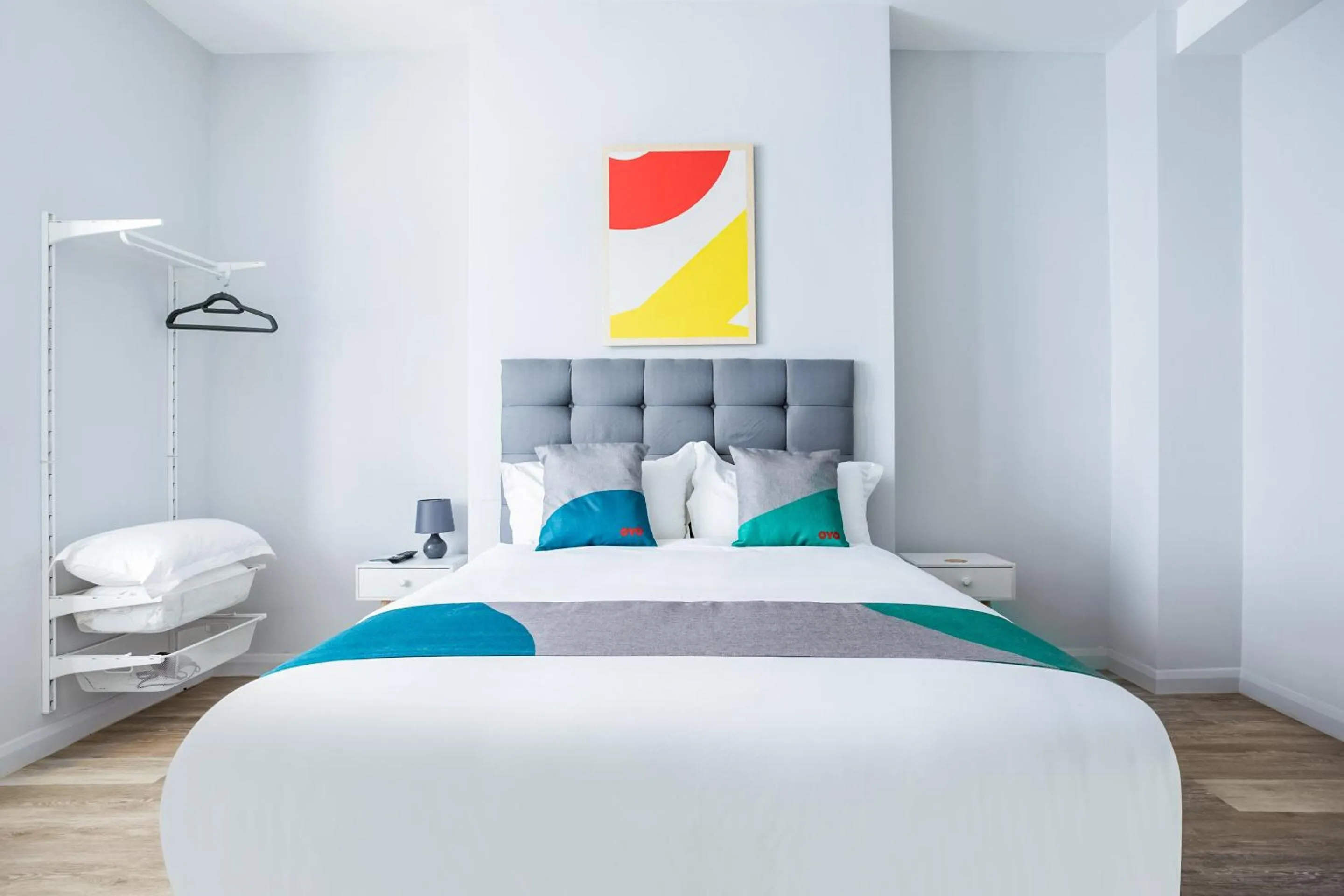 Bedroom, Bed in OYO Studiotel Great Yarmouth - Modern Hotel Apartments