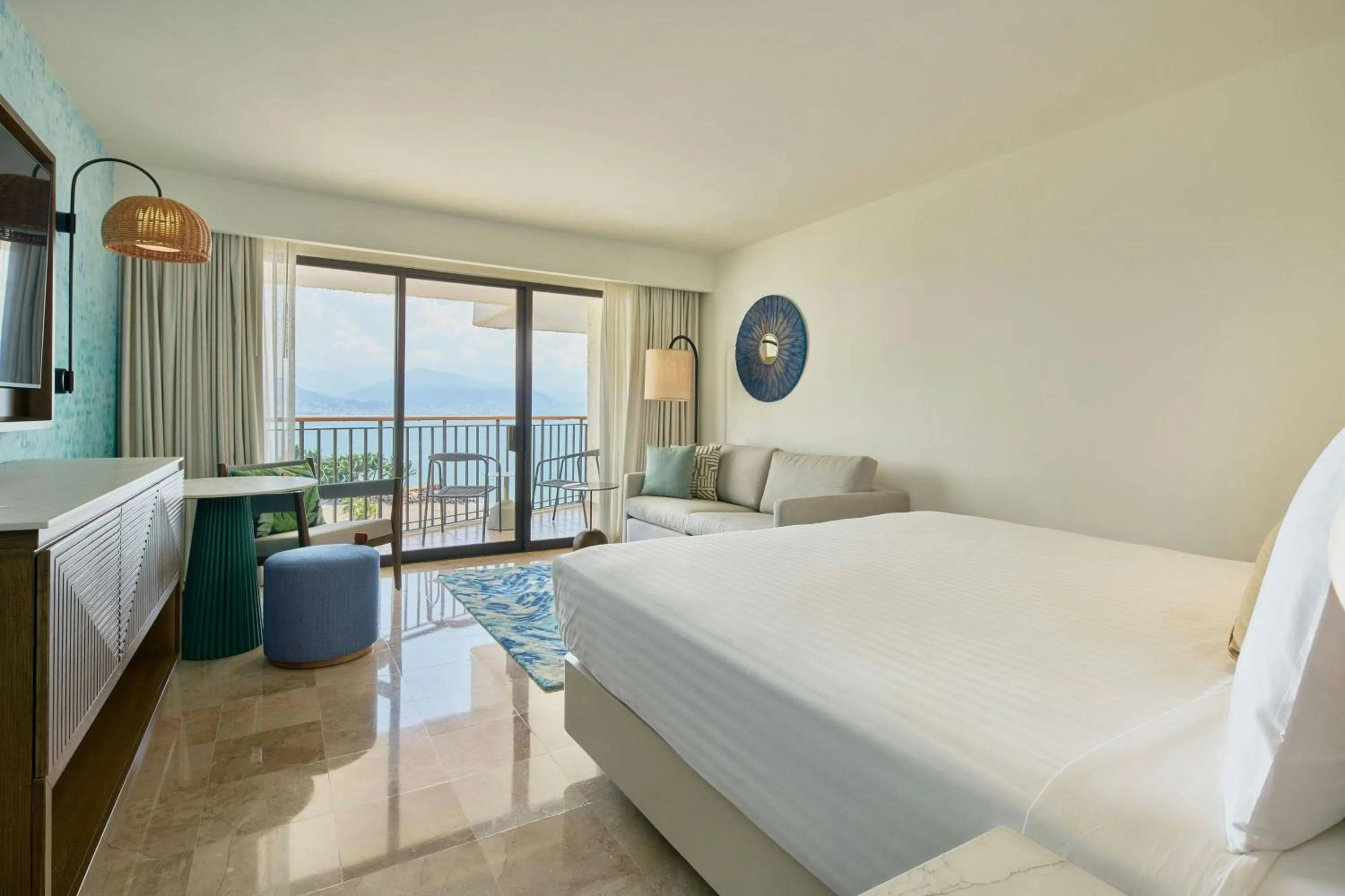 Photo of the whole room, Bed in Marriott Puerto Vallarta Resort & Spa