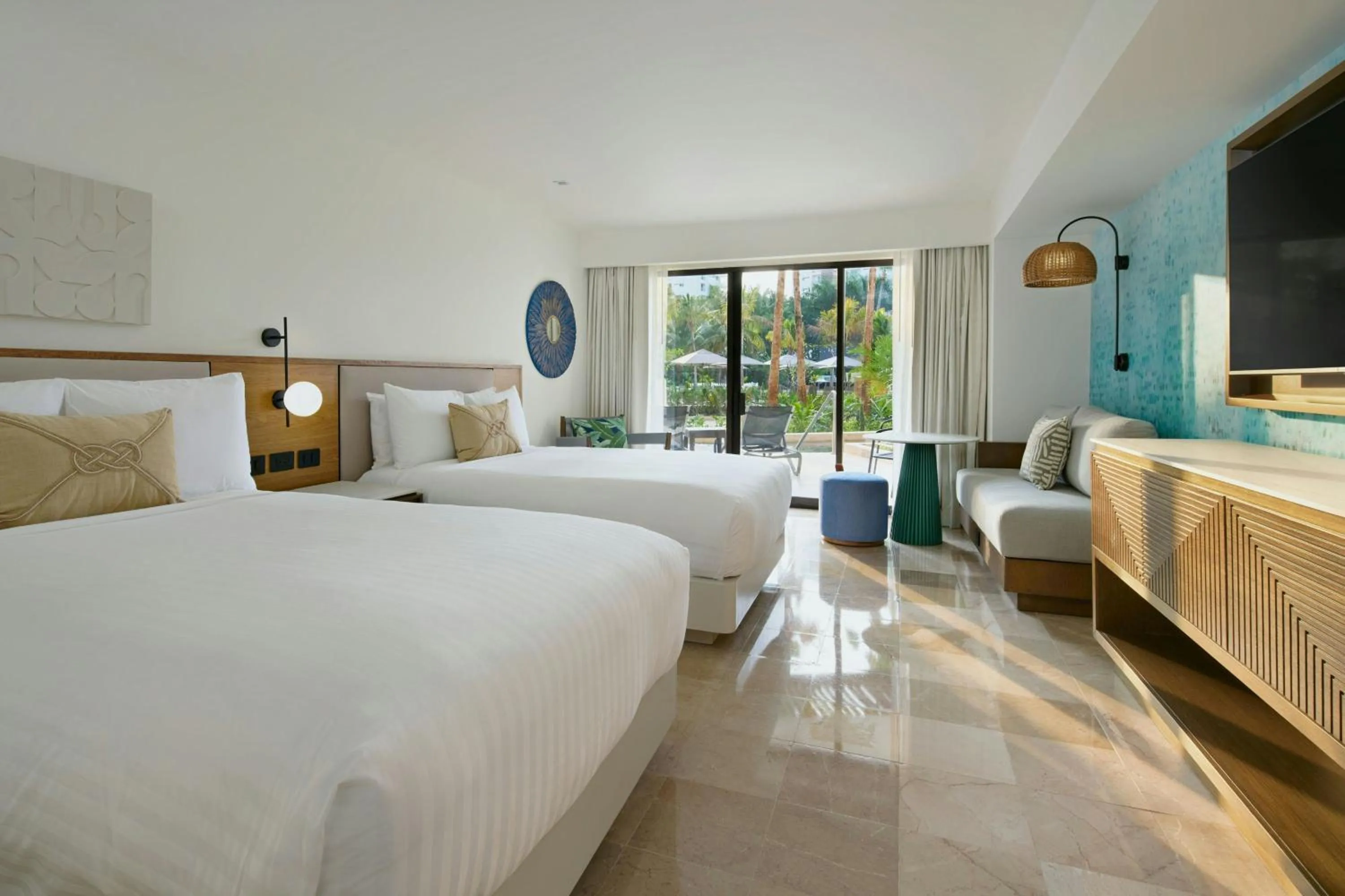 Photo of the whole room, Bed in Marriott Puerto Vallarta Resort & Spa