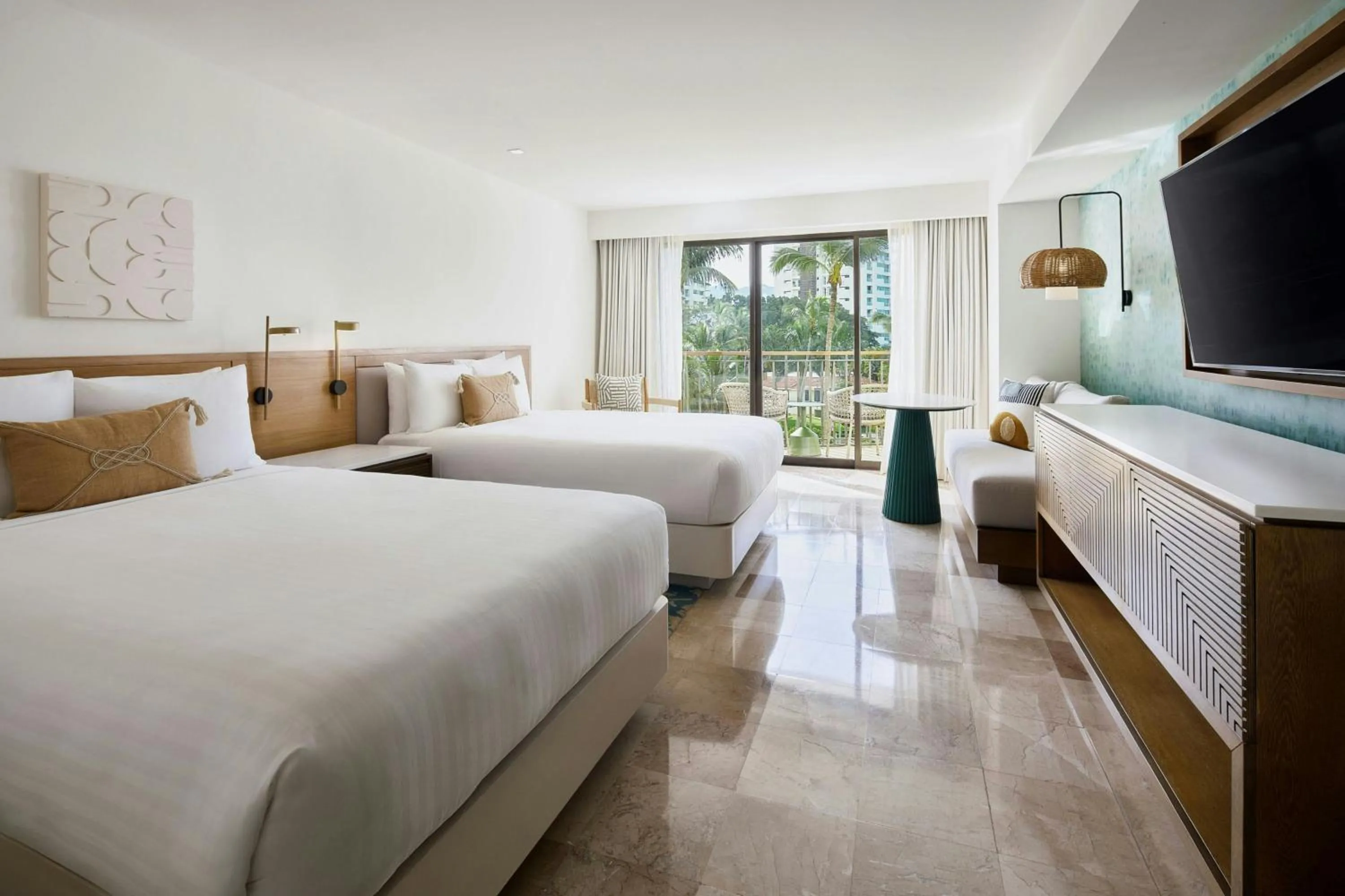 Photo of the whole room, Bed in Marriott Puerto Vallarta Resort & Spa