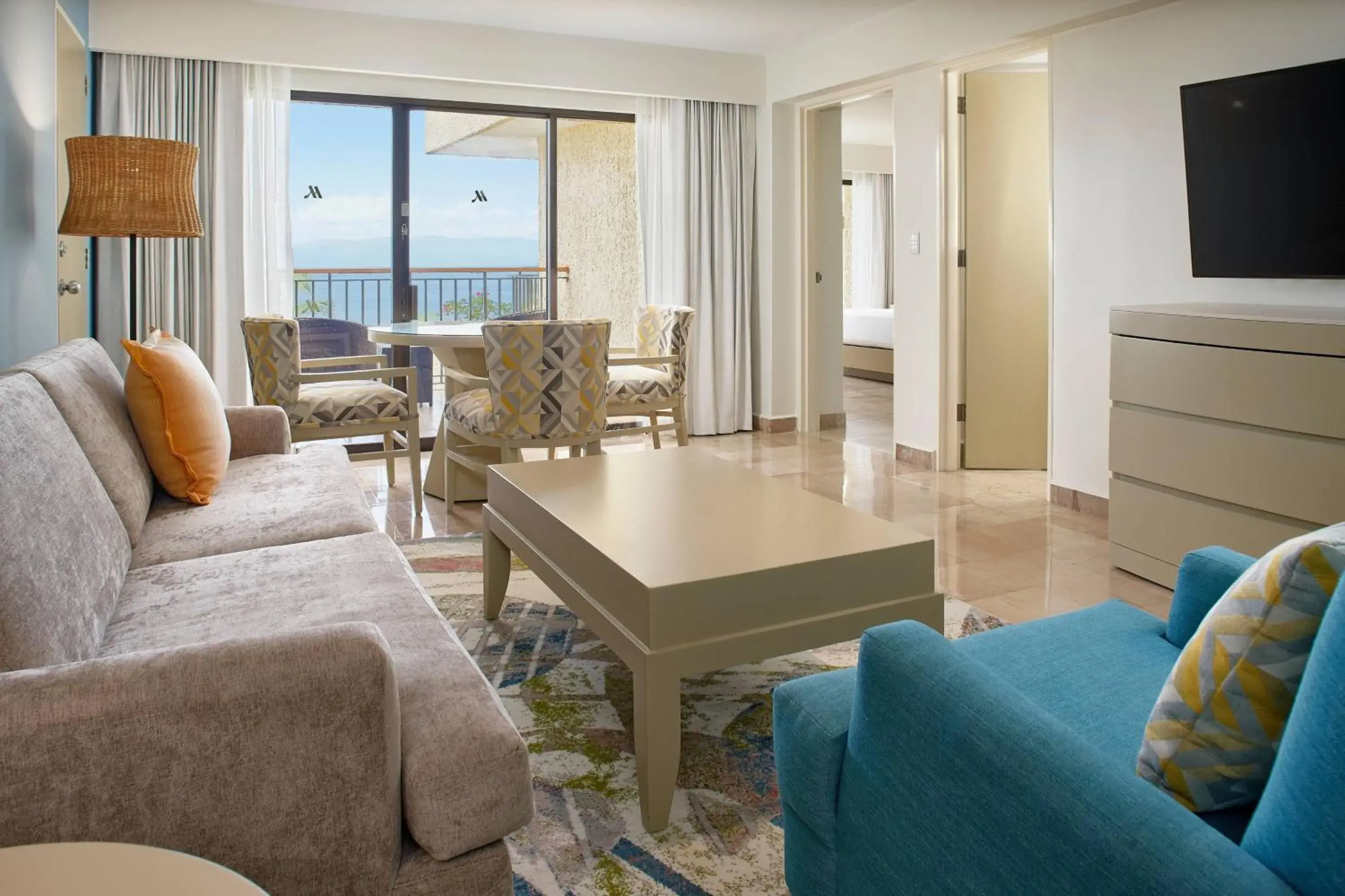 1 Bedroom Junior Suite, 1 King, Ocean view in Marriott Puerto Vallarta Resort & Spa 1 Bedroom Junior Suite, 1 King, Ocean view in Marriott Puerto Vallarta Resort & Spa