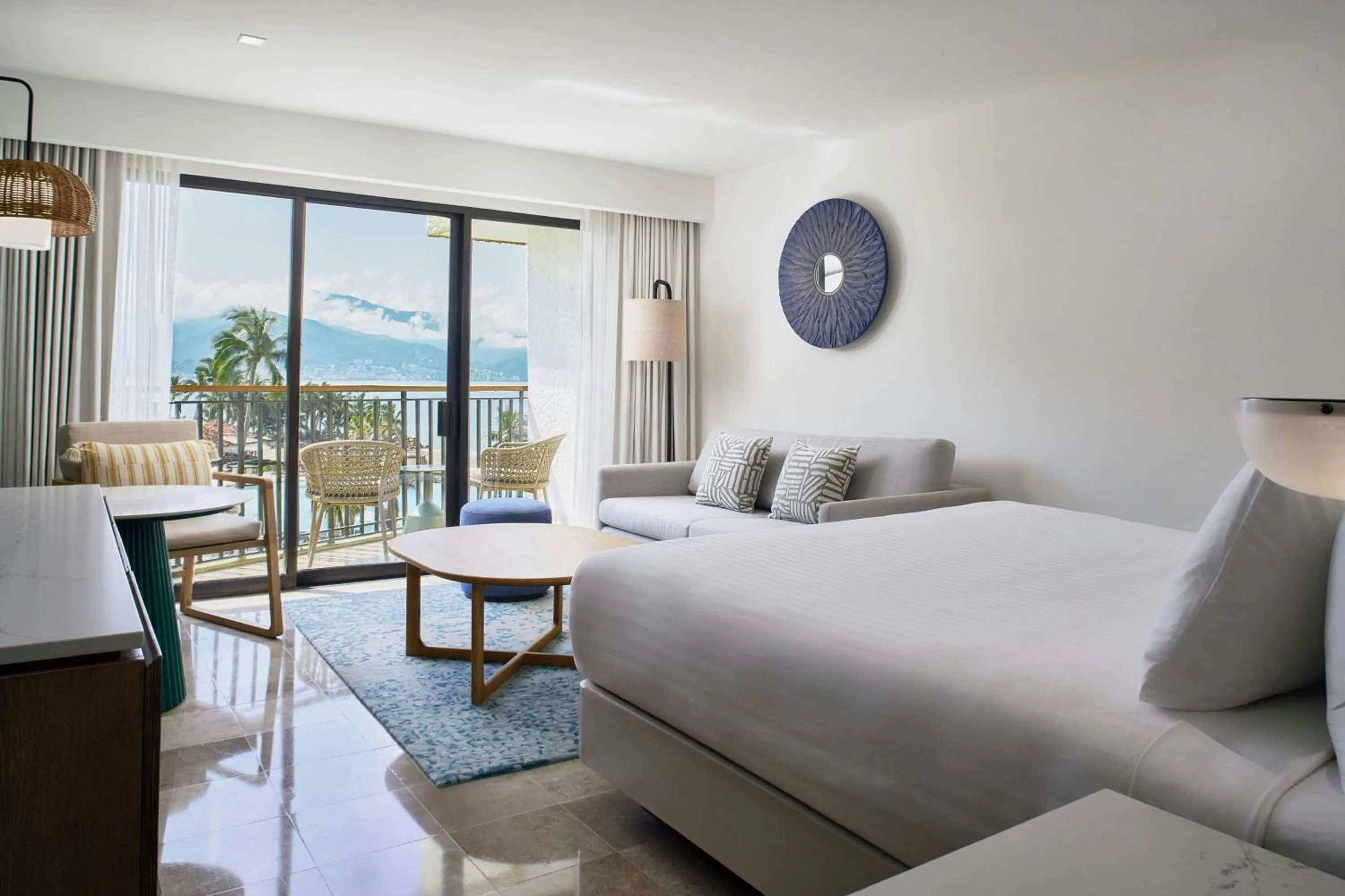 Photo of the whole room, Bed in Marriott Puerto Vallarta Resort & Spa