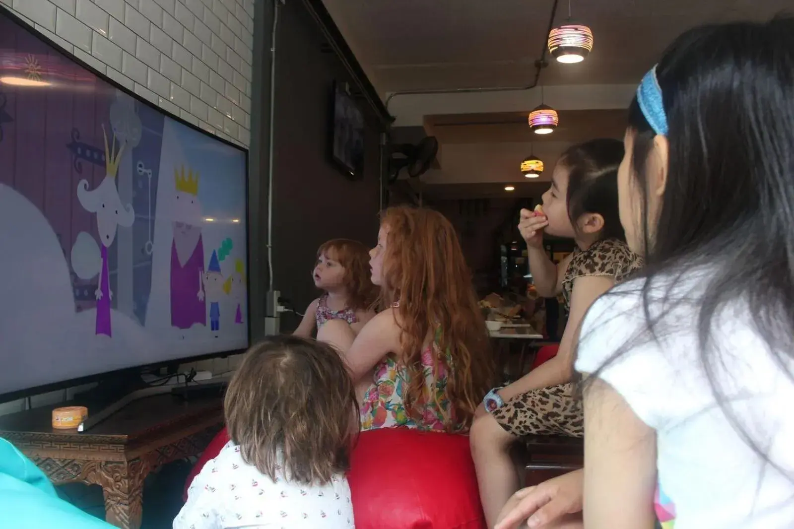 Living room in Click Hostel Living room in Click Hostel