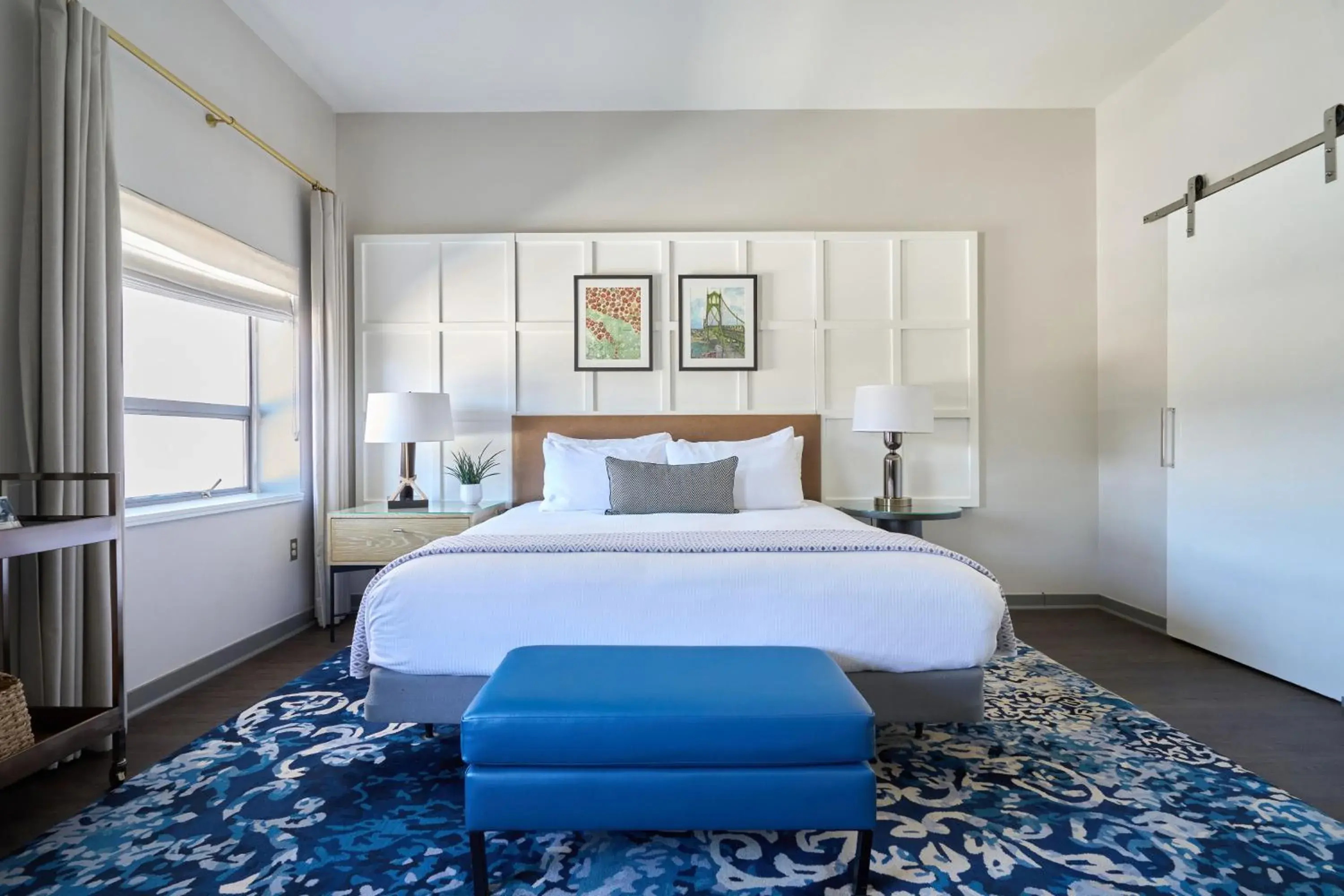 Bed in Heathman Hotel Bed in Heathman Hotel