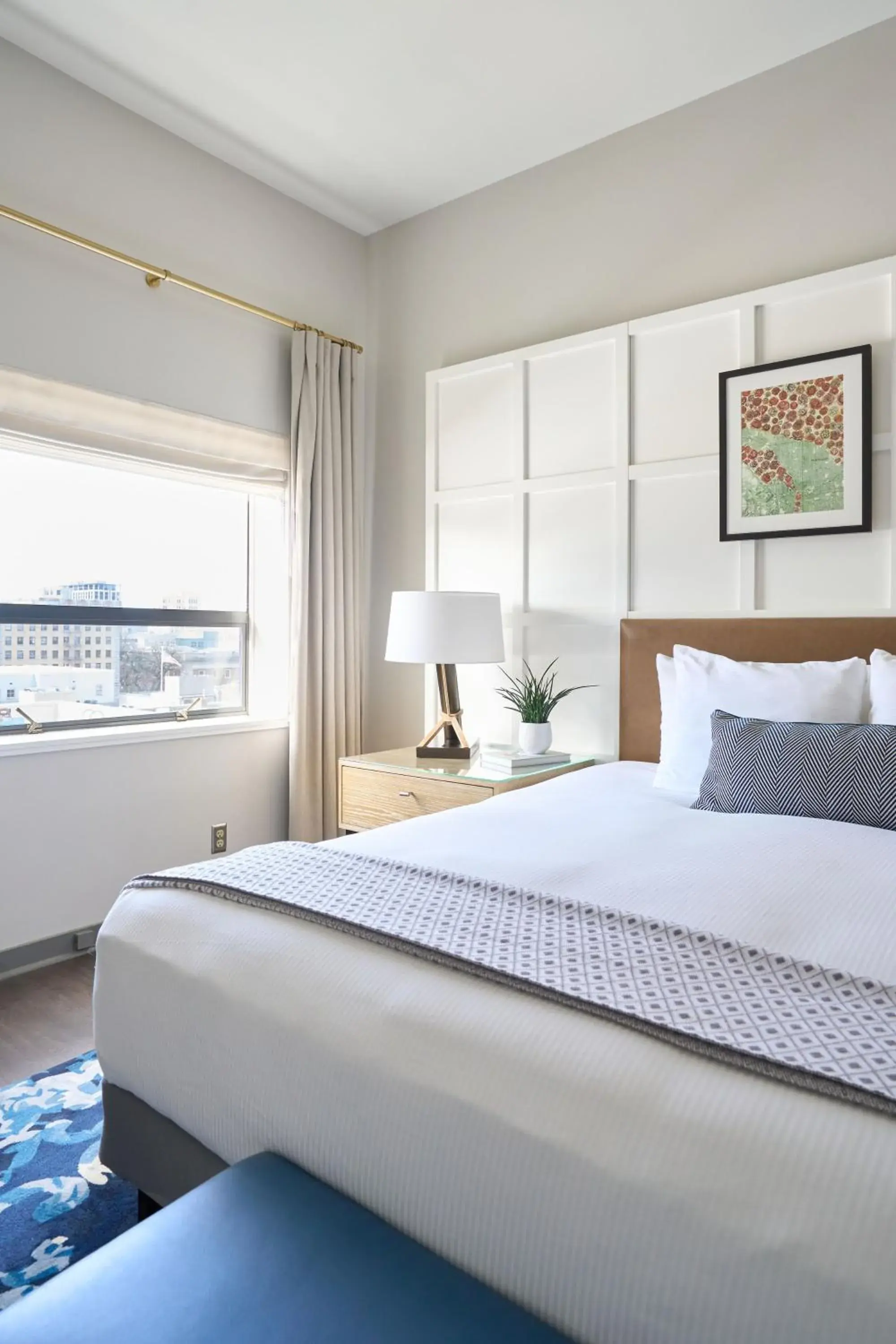 Bed in Heathman Hotel Bed in Heathman Hotel