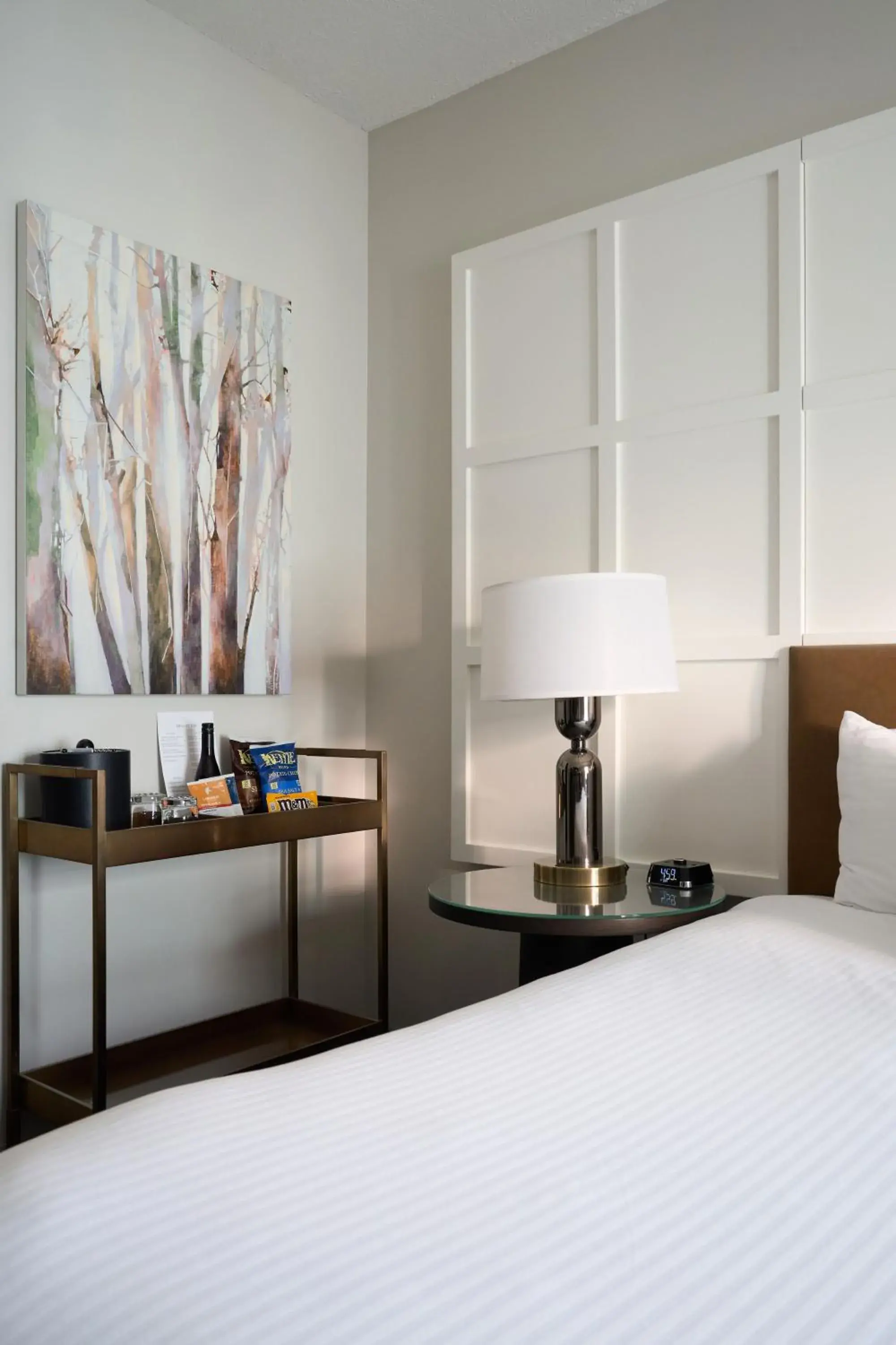 Bed in Heathman Hotel Bed in Heathman Hotel