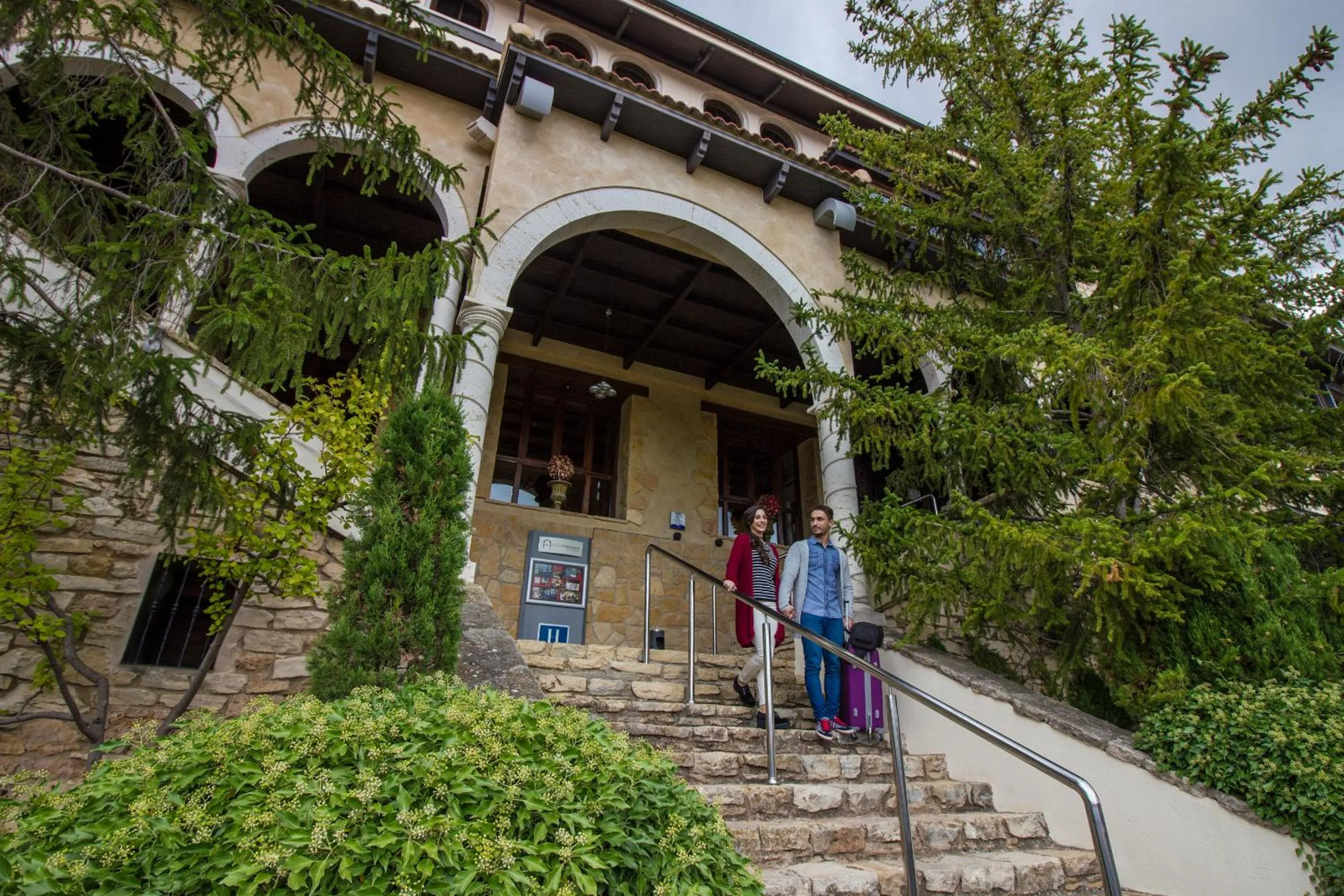 Facade/entrance in Hotel Spa Balfagon