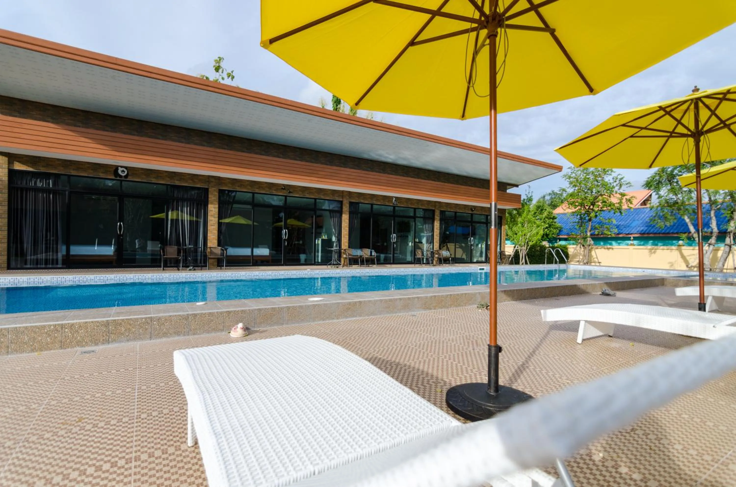 Pool view in Golf Inn Resort