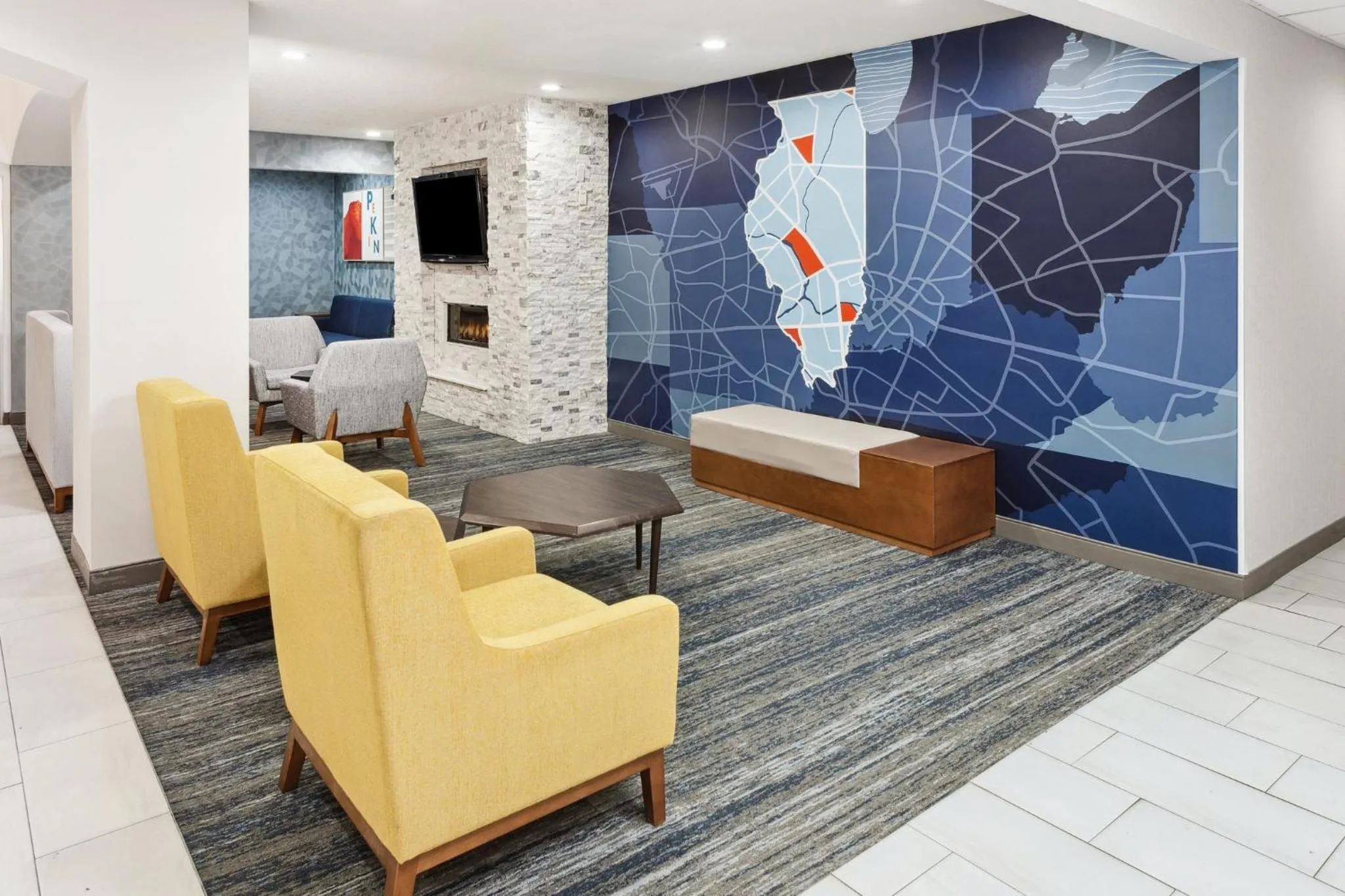 Property building in Holiday Inn Express Pekin - Peoria Area by IHG