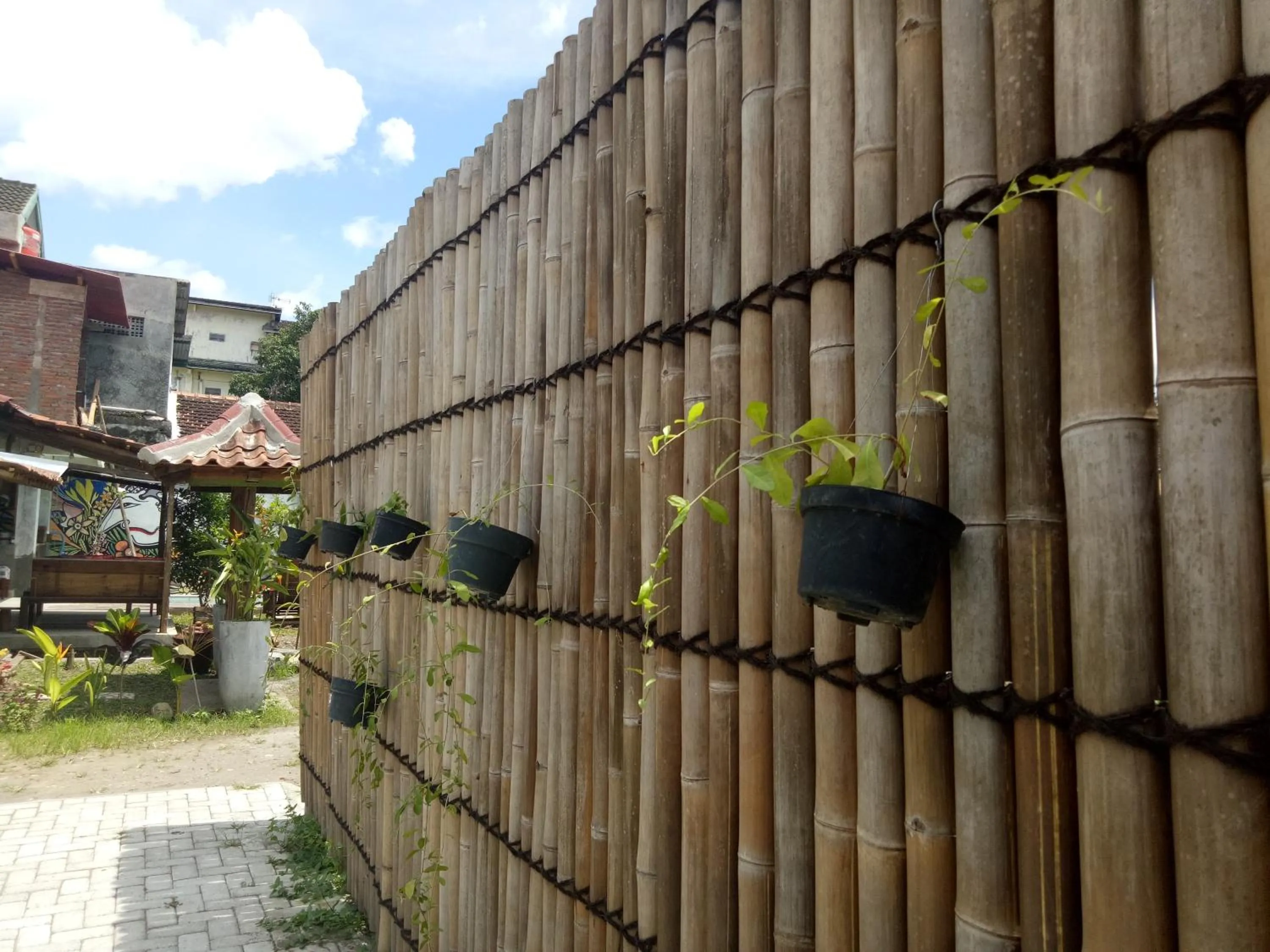 Decorative detail in Arjuna Garden Homestay