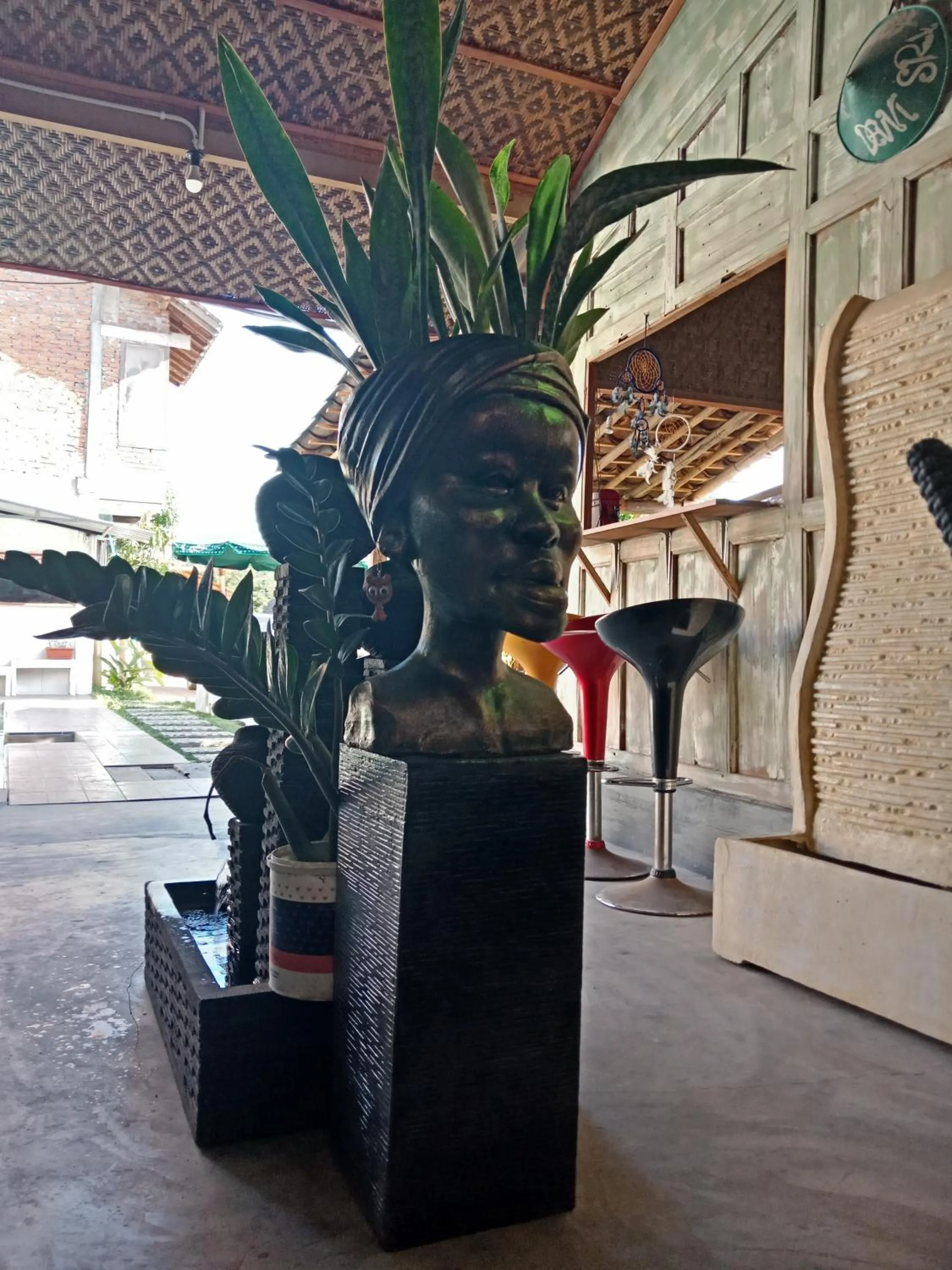 Decorative detail in Arjuna Garden Homestay