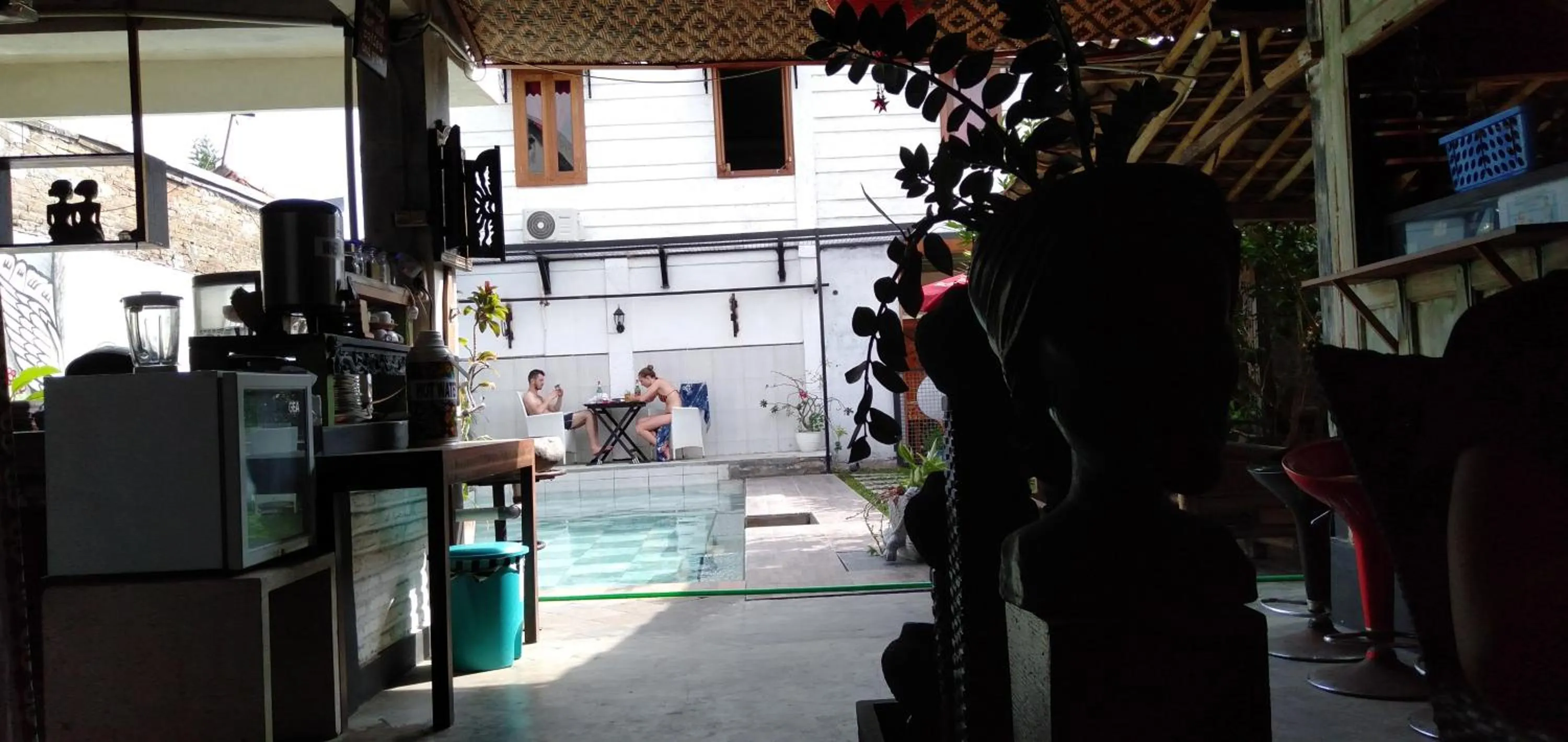 Pool view in Arjuna Garden Homestay