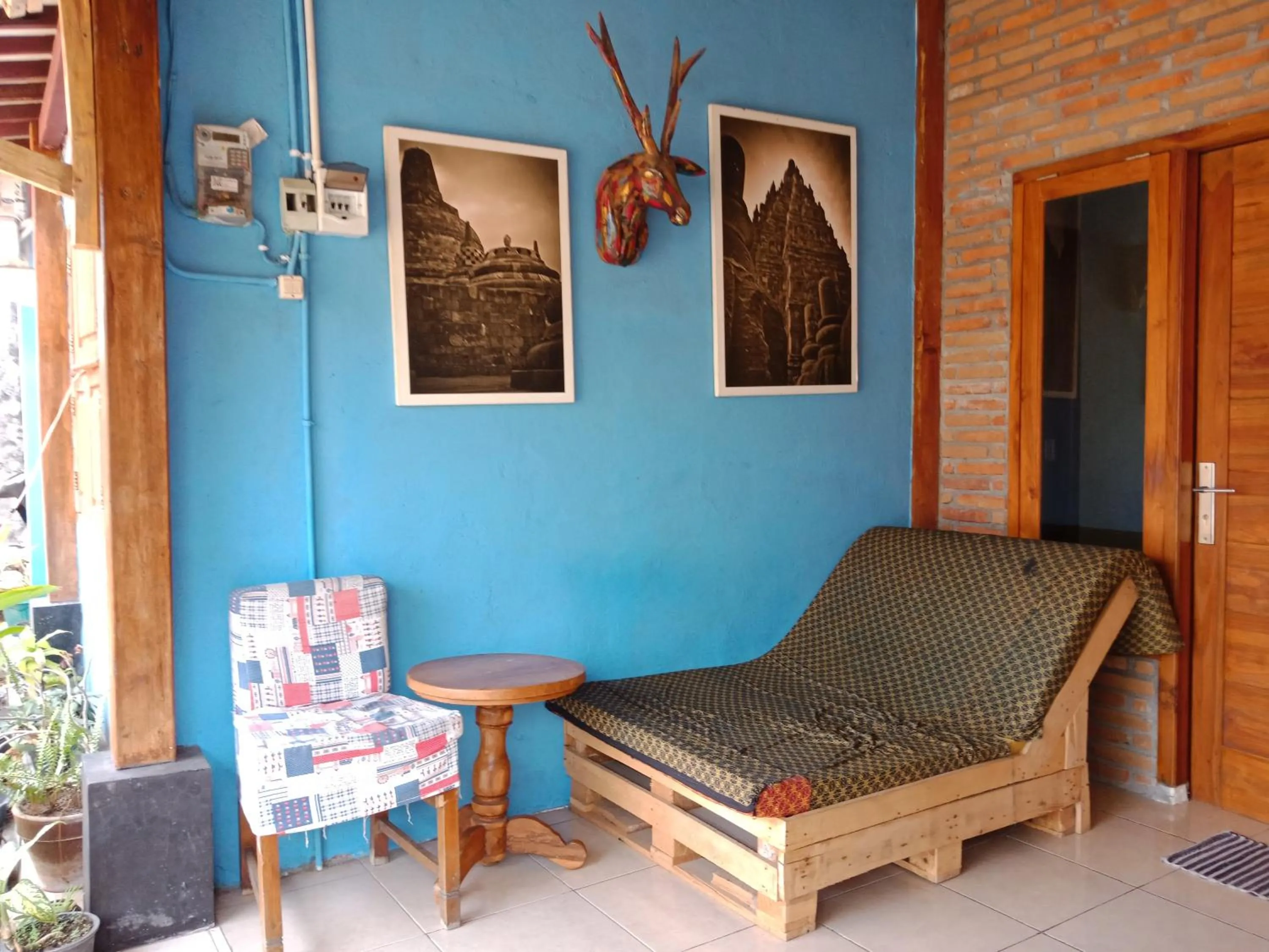 Balcony/Terrace in Arjuna Garden Homestay