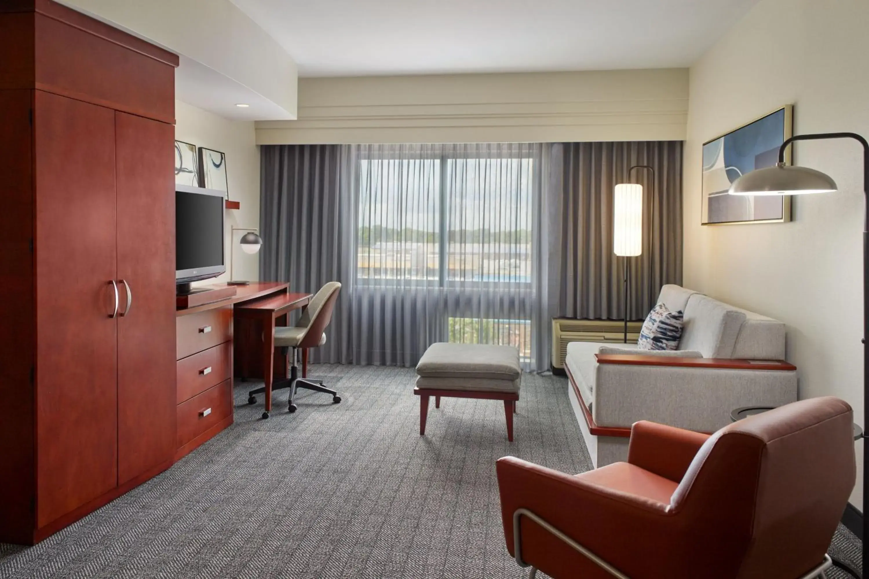 One-Bedroom King Suite with Sofa Bed in Courtyard Warner Robins One-Bedroom King Suite with Sofa Bed in Courtyard Warner Robins