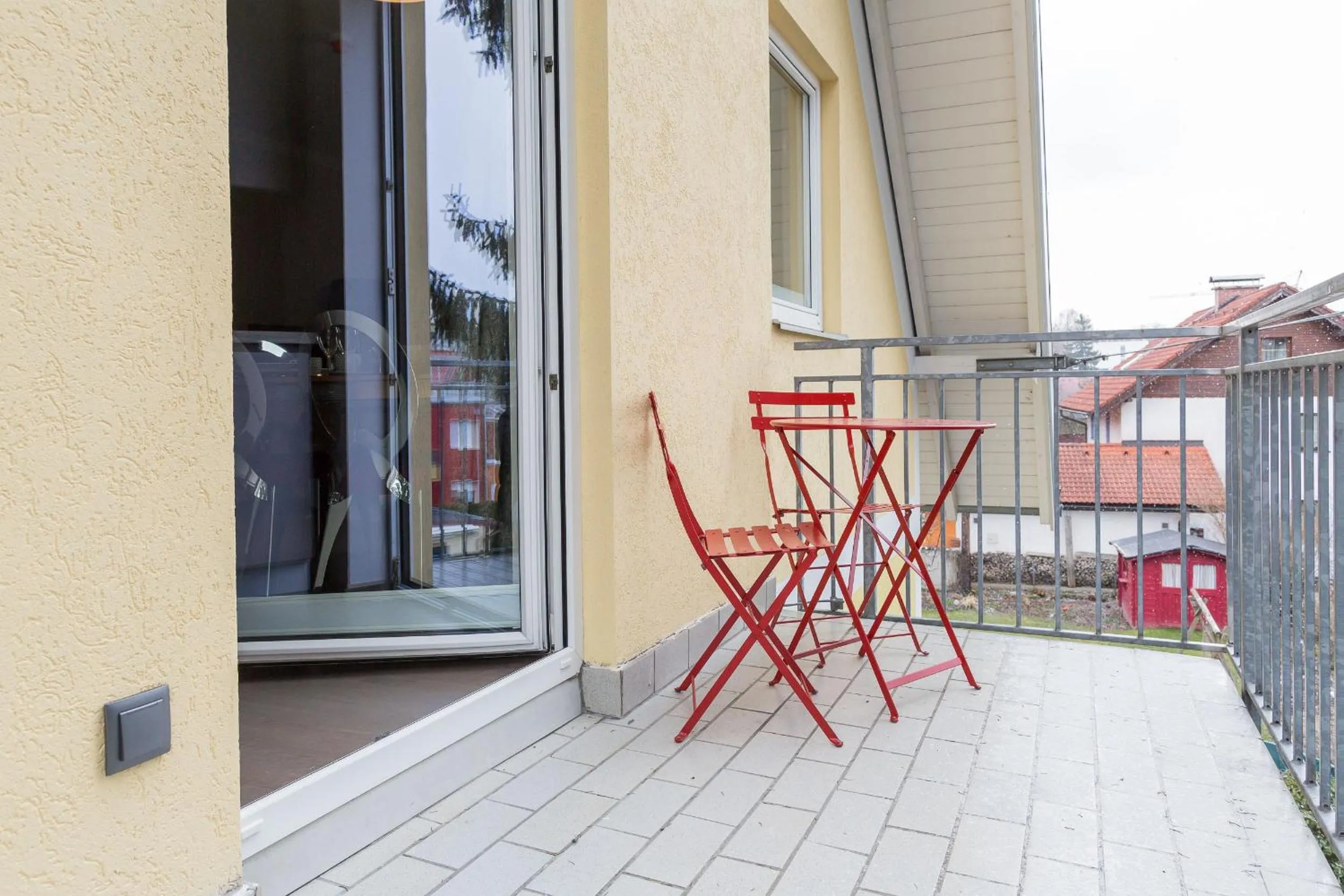 Balcony/Terrace in HOMEBOUND APARTMENTS Salzburg City II - contactless check-in
