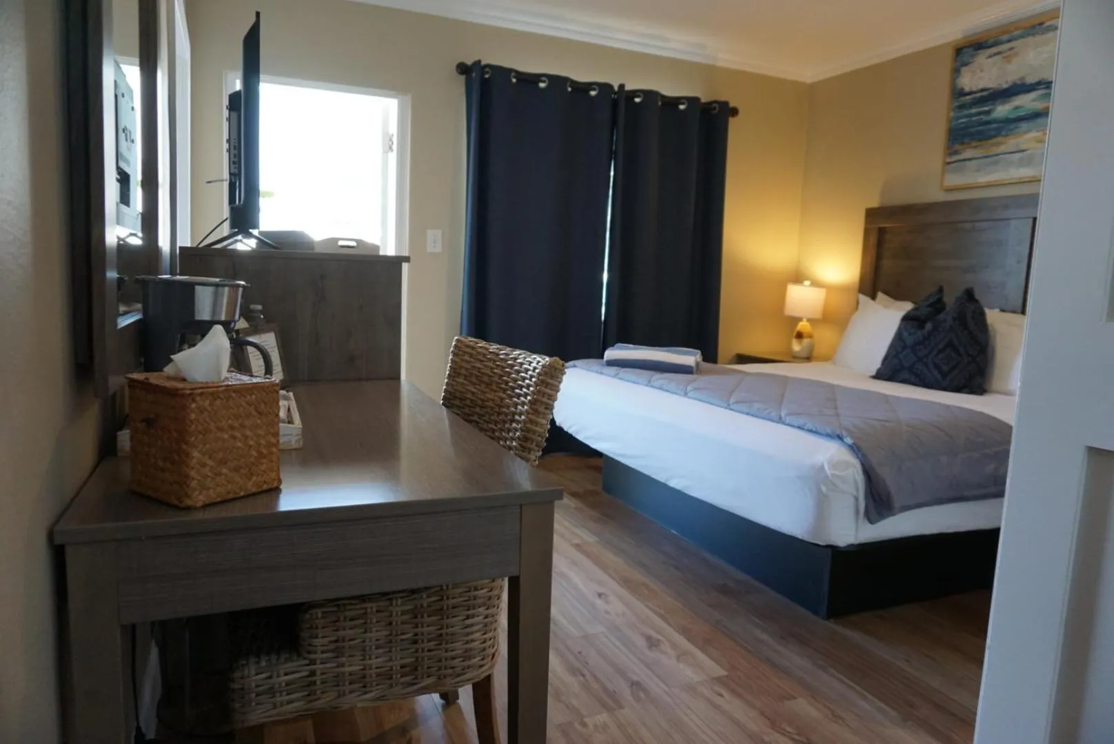 Bed in Bleu Beach Resort