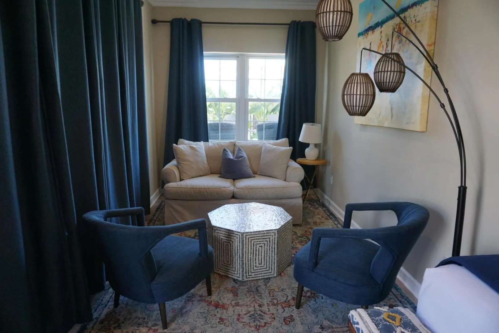 Living room in Bleu Beach Resort