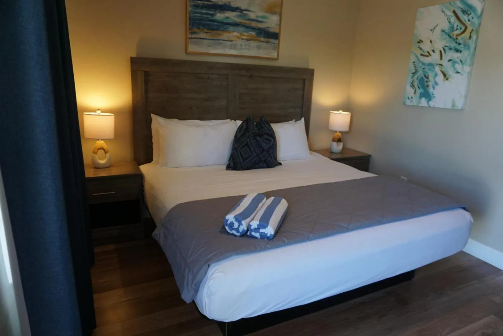 Bed in Bleu Beach Resort