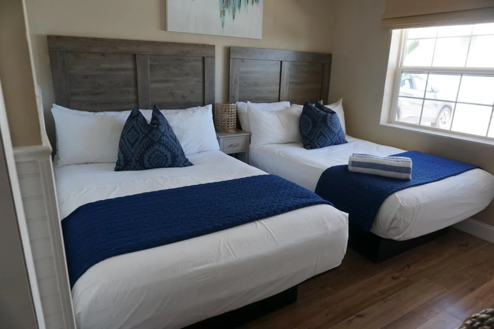 Bed in Bleu Beach Resort