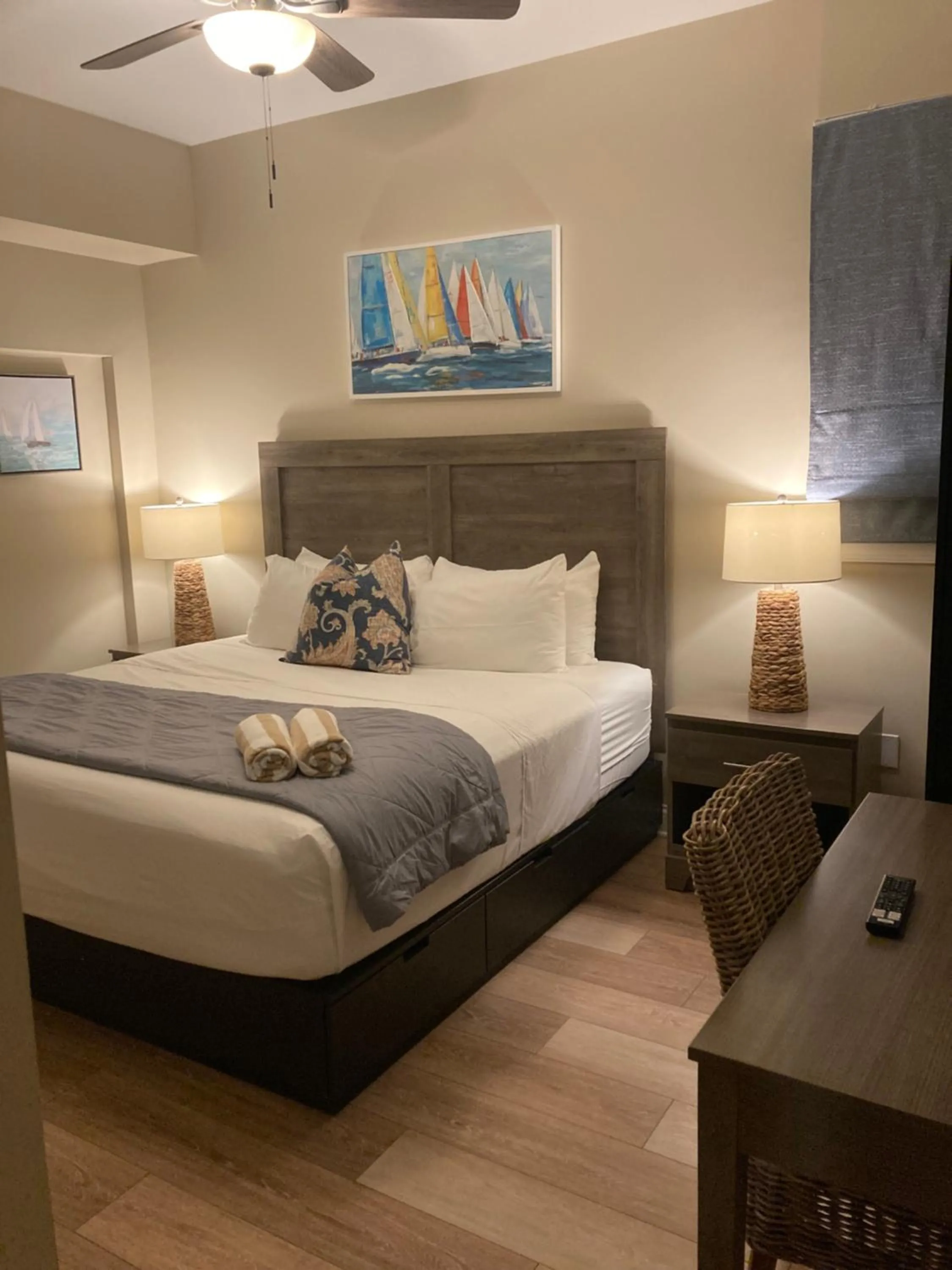 Bed in Bleu Beach Resort