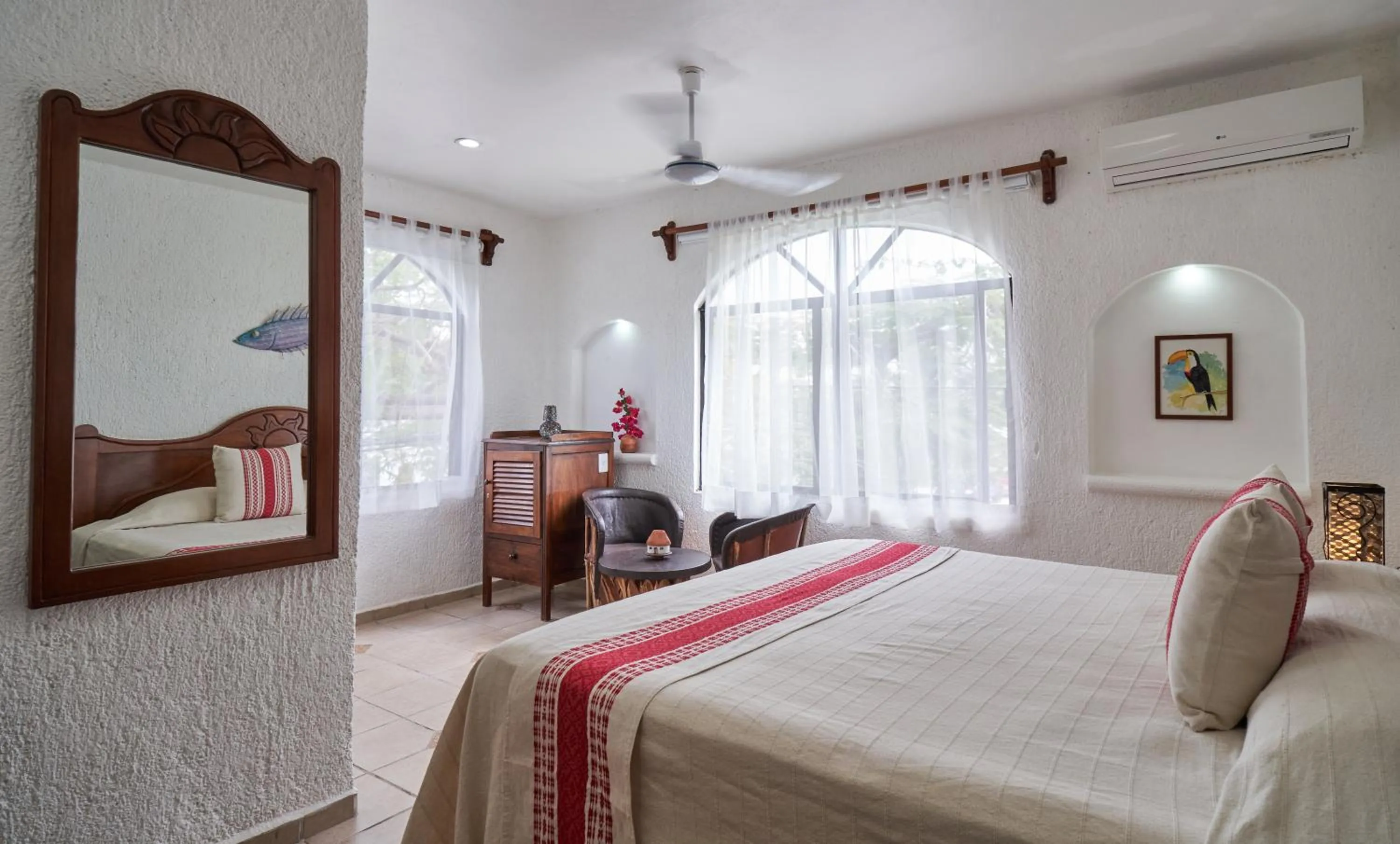 Bedroom, Bed in Maison Tulum