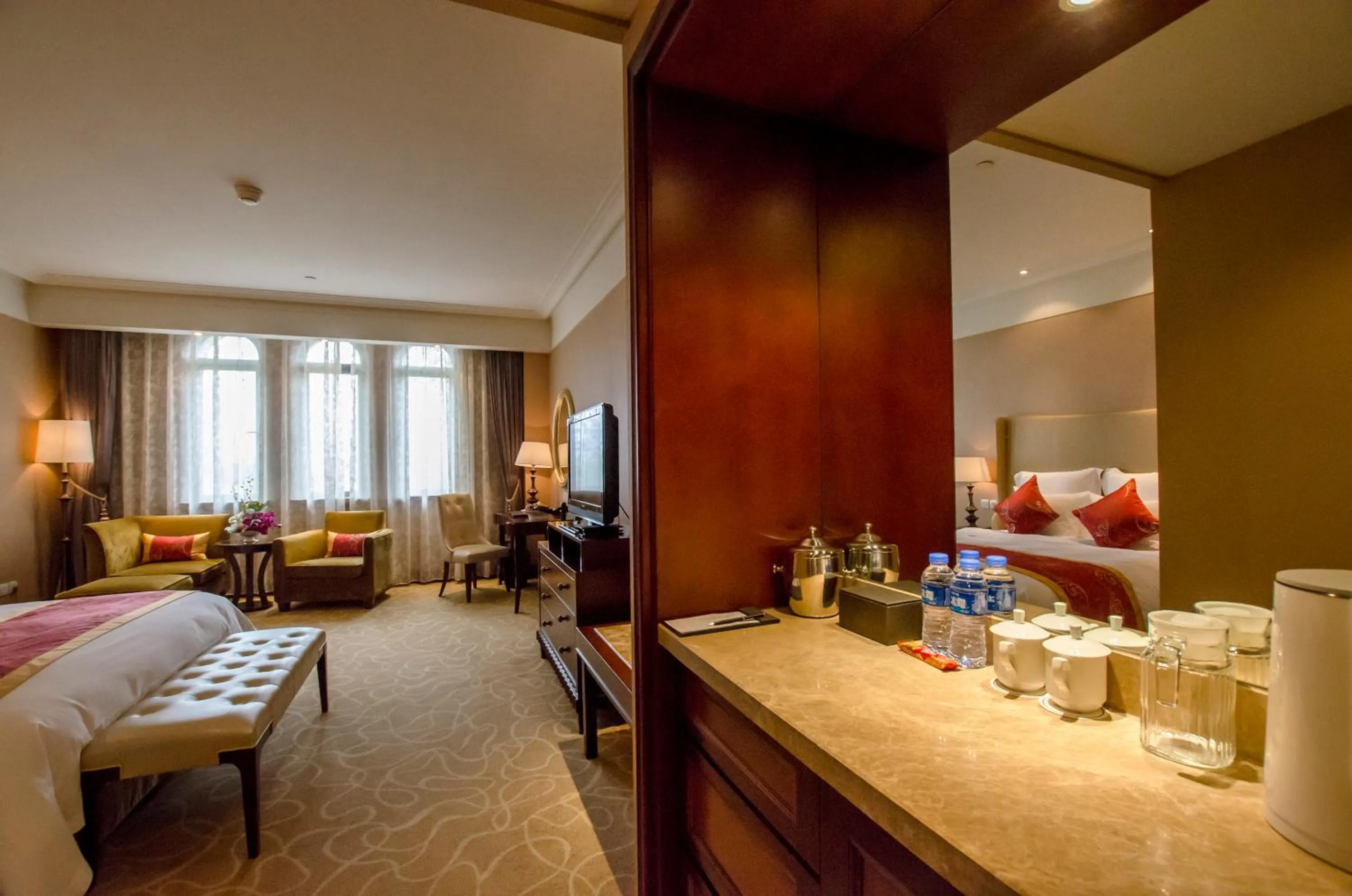 Bed in Shanghai Fenyang Garden Boutique Hotel