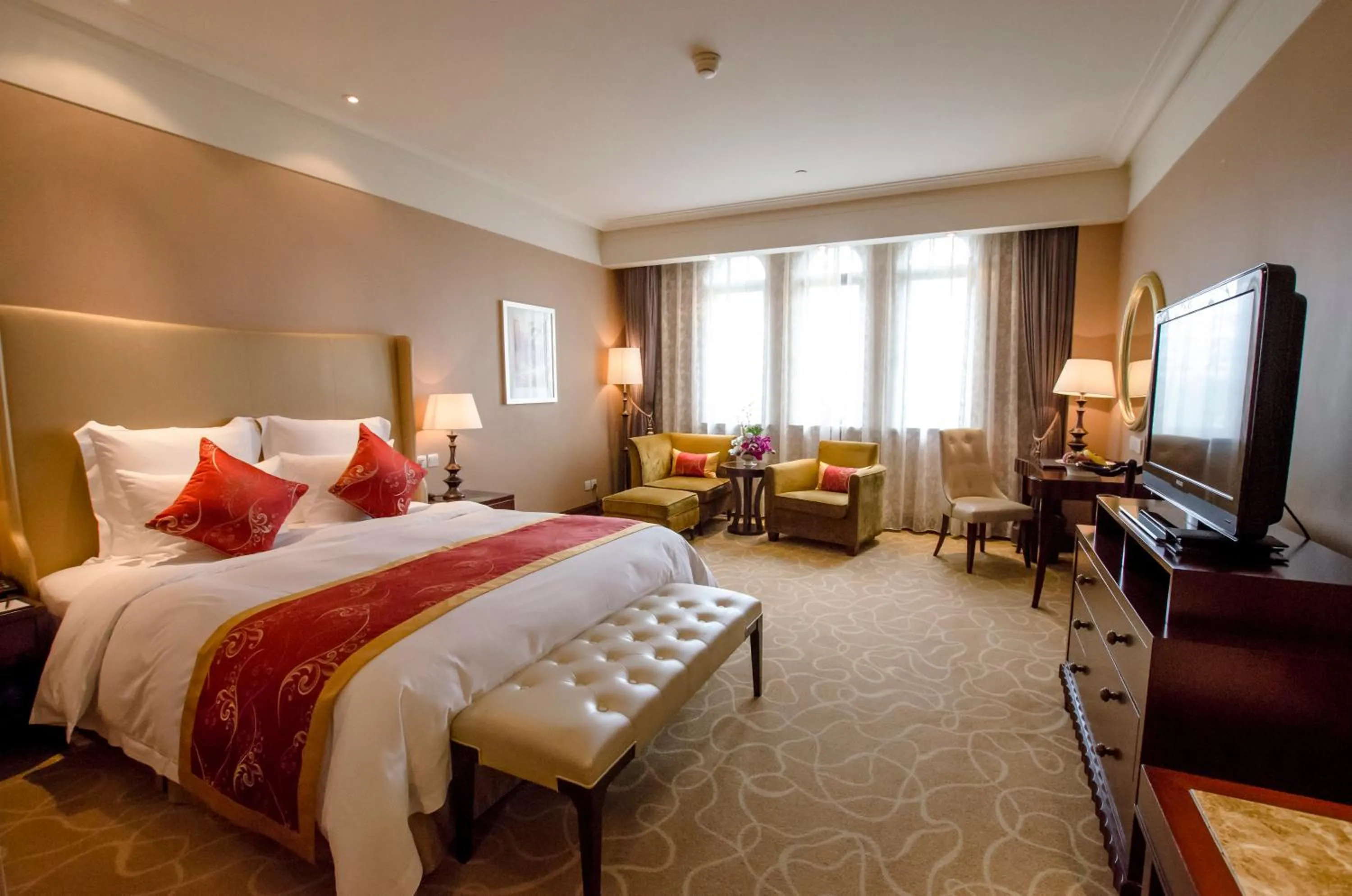 Bed in Shanghai Fenyang Garden Boutique Hotel