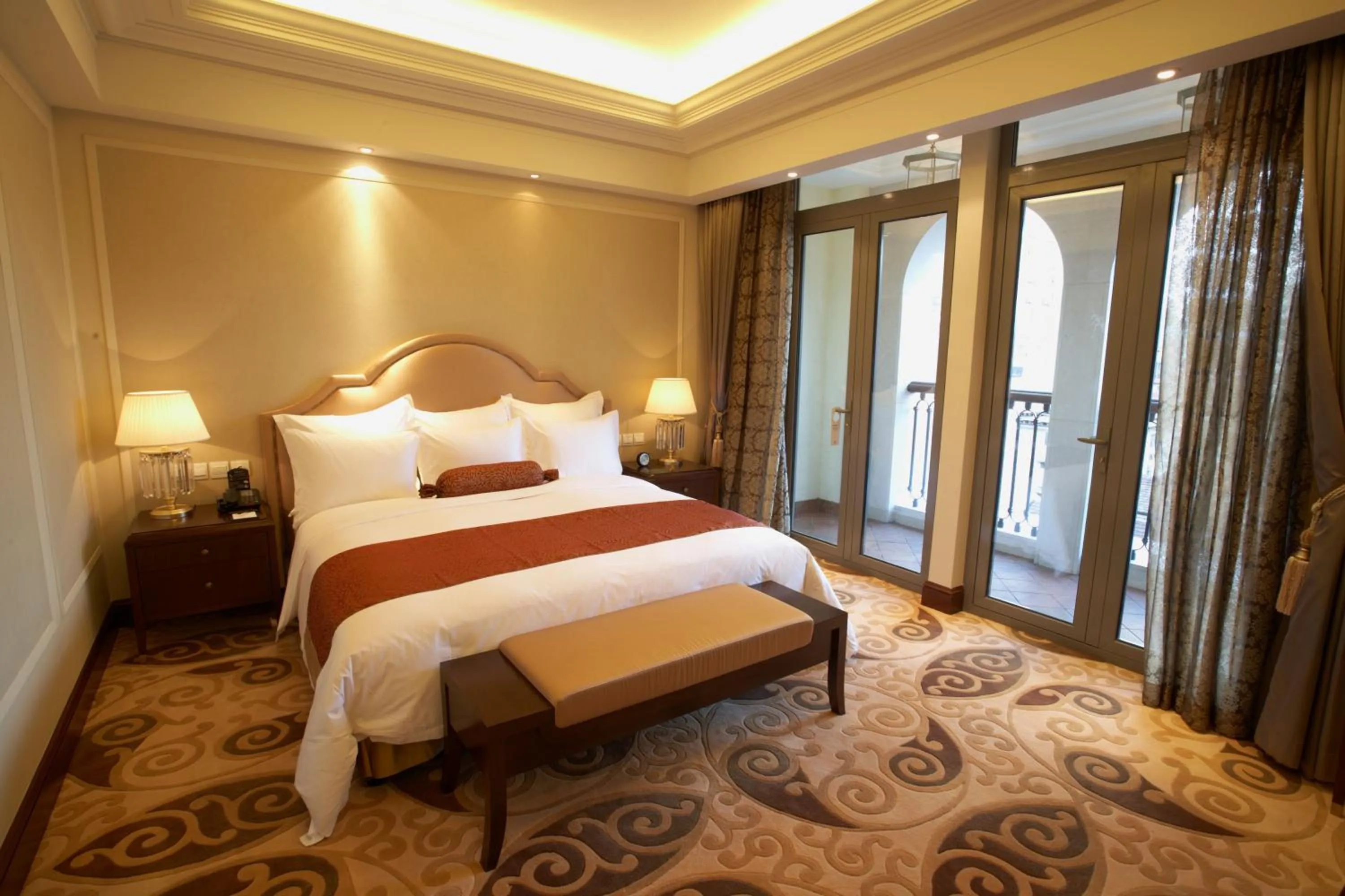 Bedroom, Bed in Shanghai Fenyang Garden Boutique Hotel