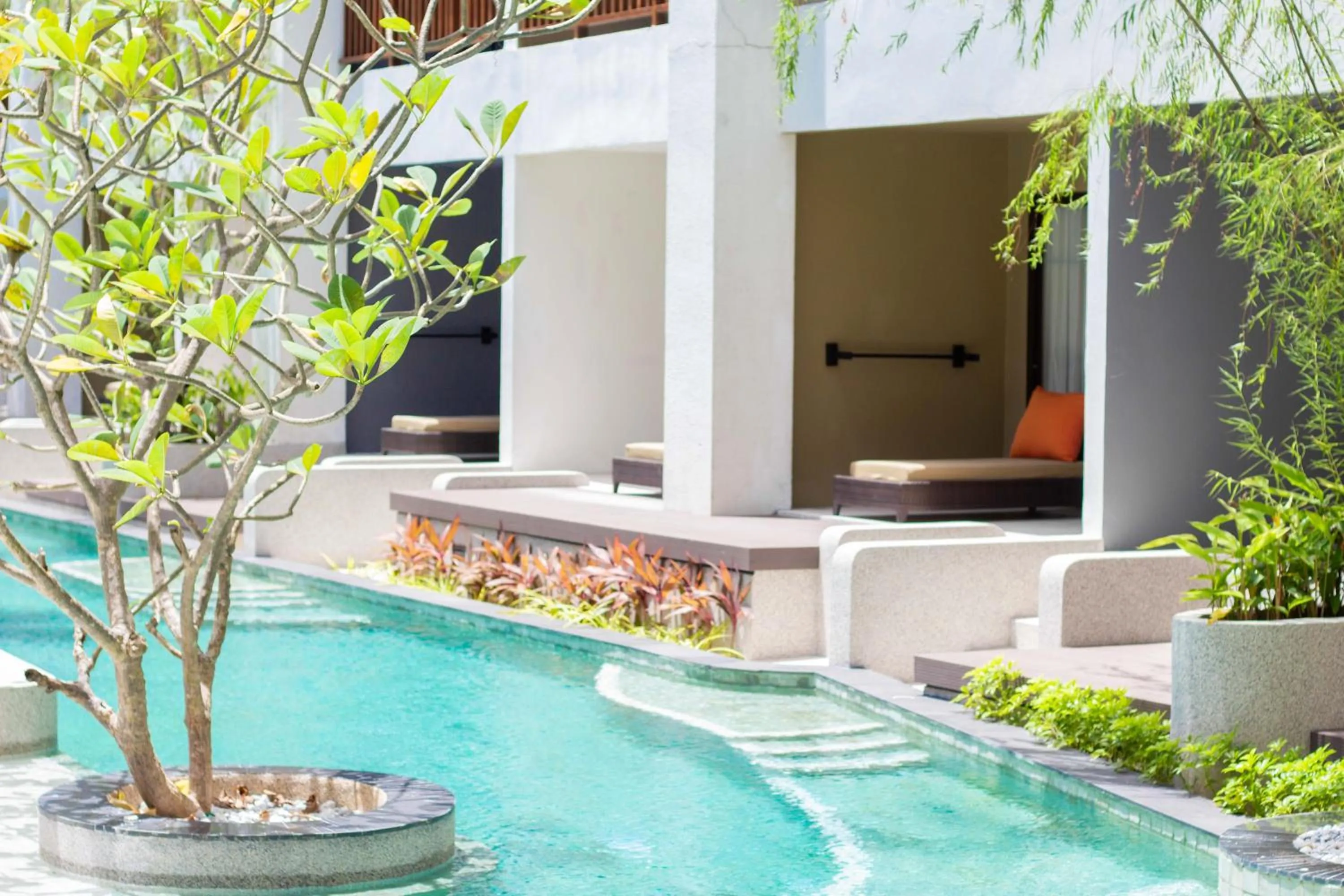 Pool view in Deevana Plaza Phuket - SHA Extra Plus