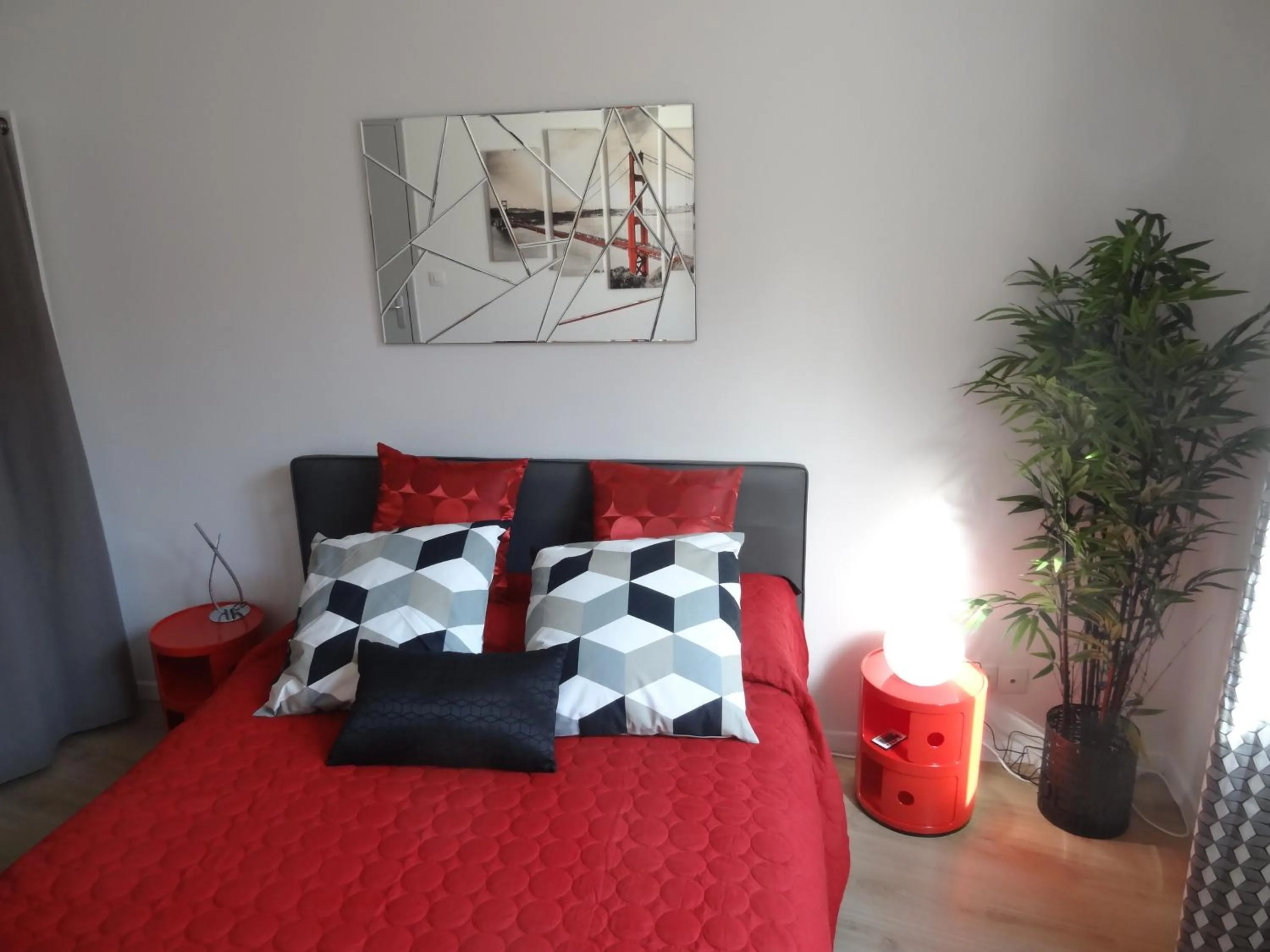 Bed in Appartement HEMINGWAY