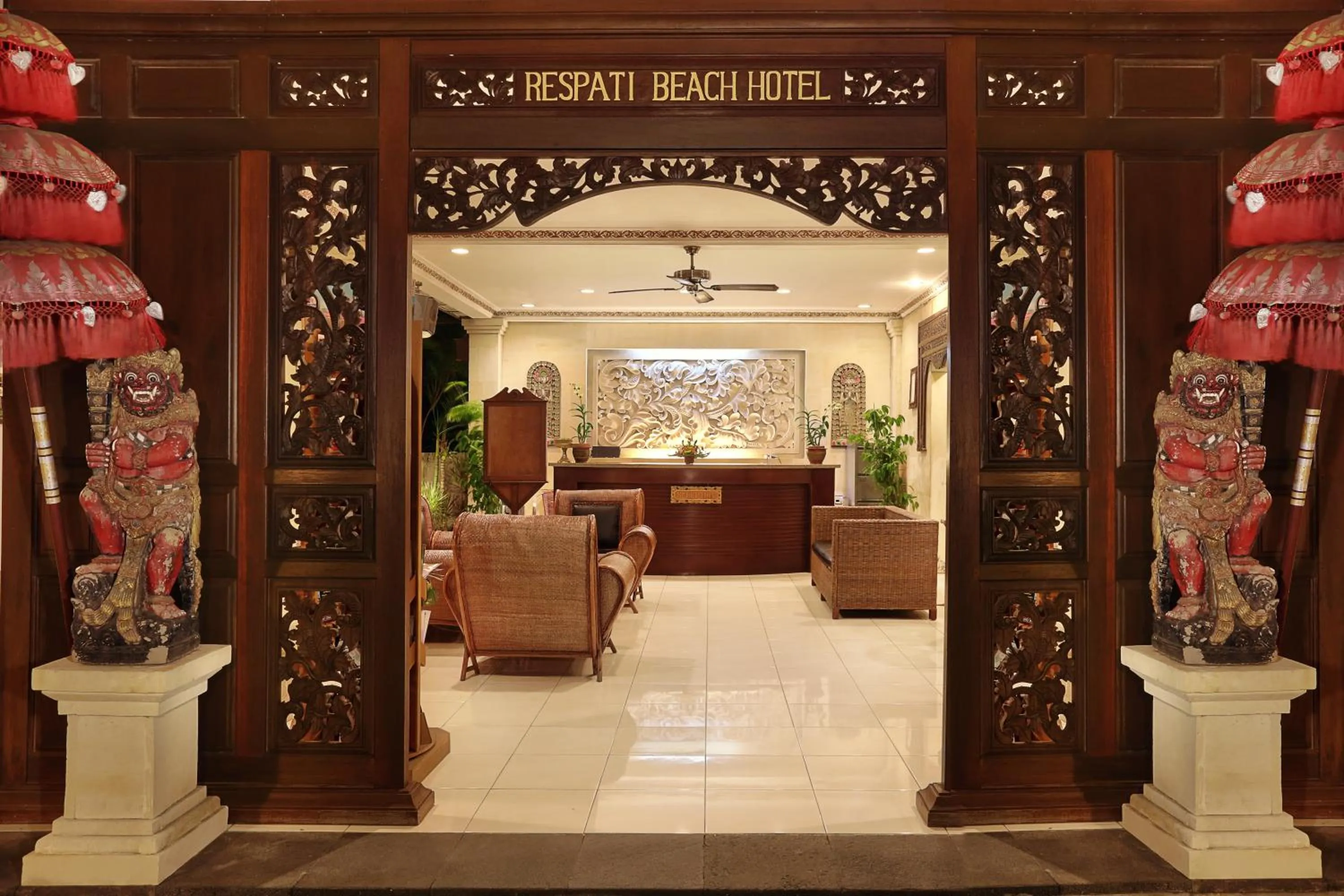 Lobby or reception in Respati Beach Hotel