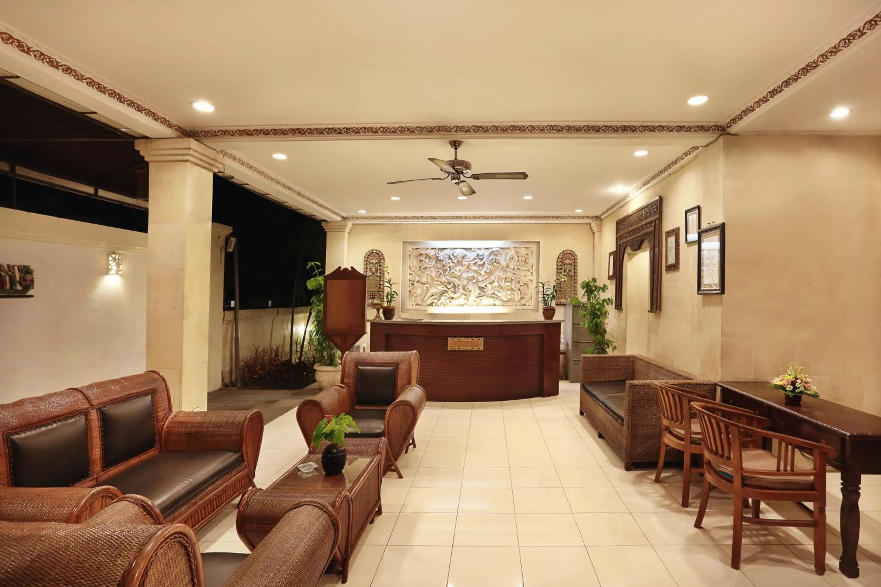 Lobby or reception in Respati Beach Hotel