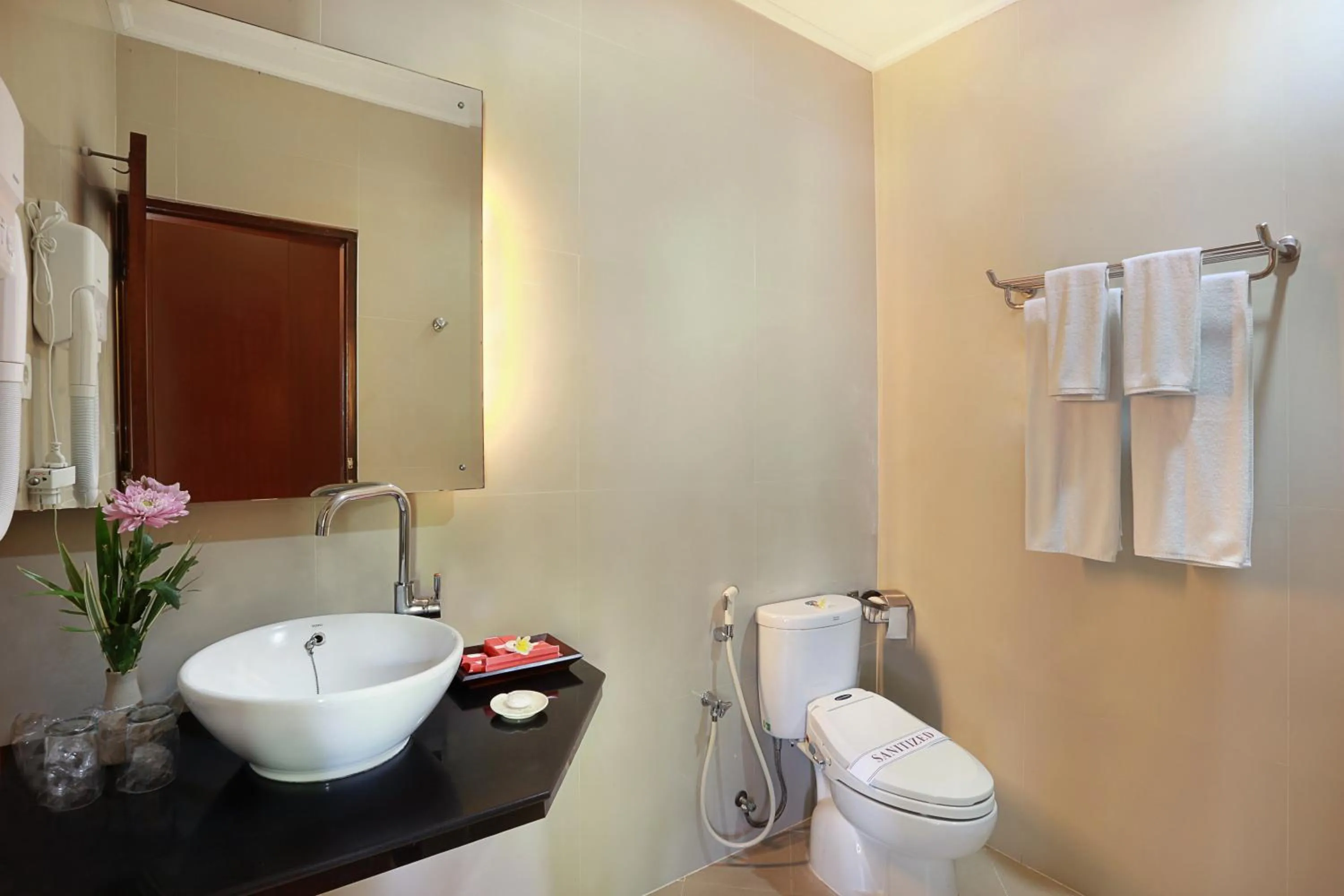 Bathroom in Respati Beach Hotel