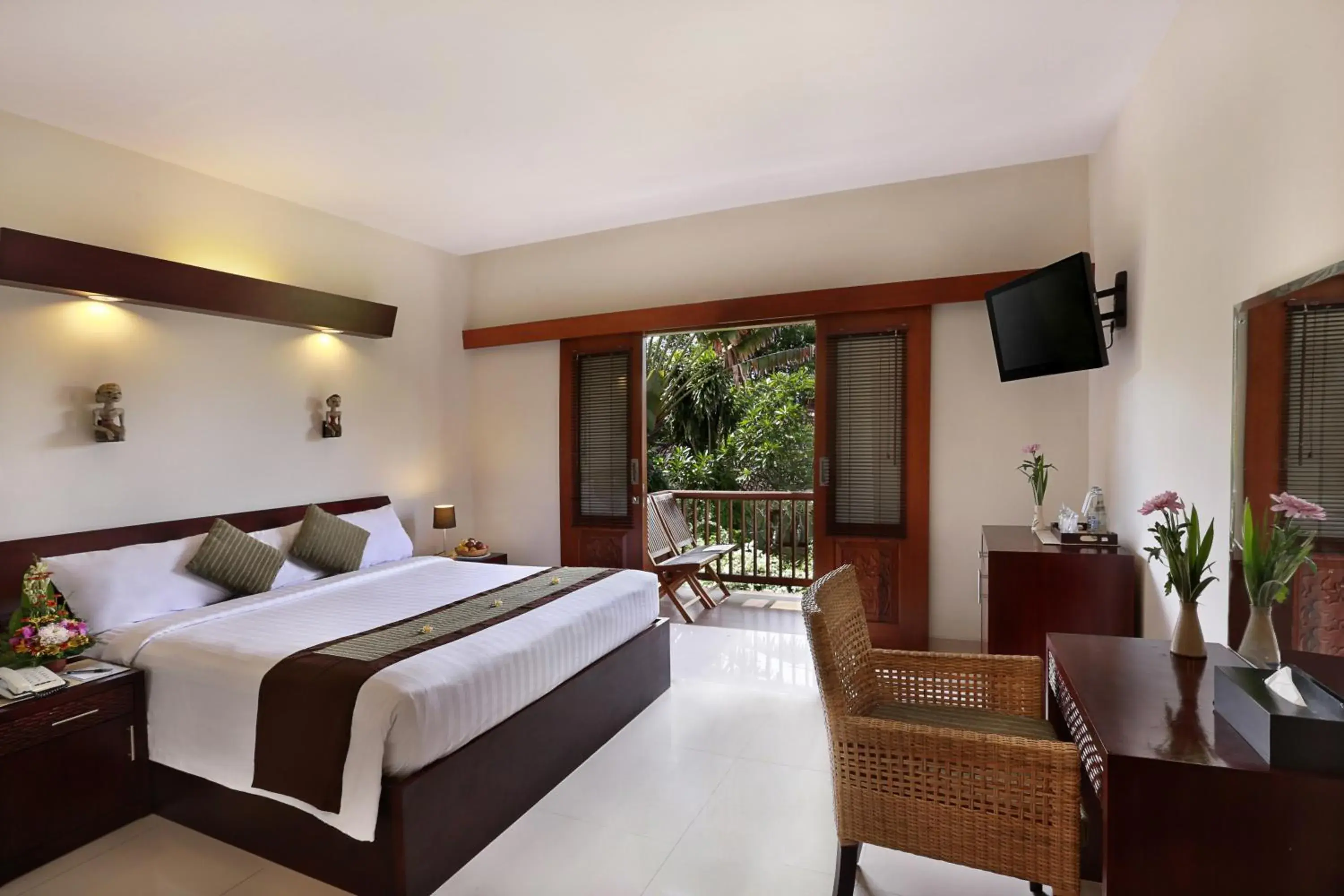 Bedroom, Bed in Respati Beach Hotel Bedroom, Bed in Respati Beach Hotel