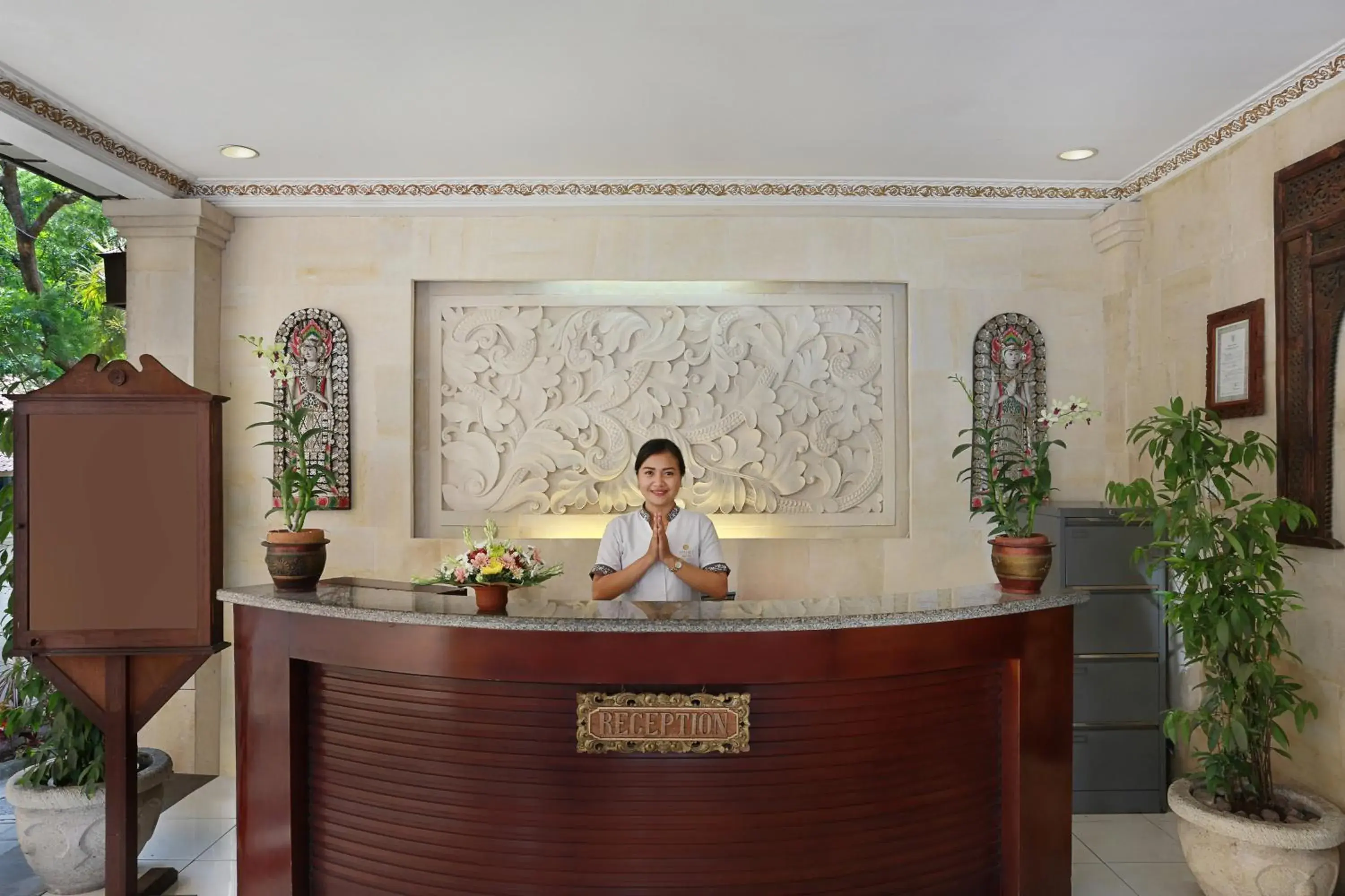 Lobby or reception in Respati Beach Hotel Lobby or reception in Respati Beach Hotel