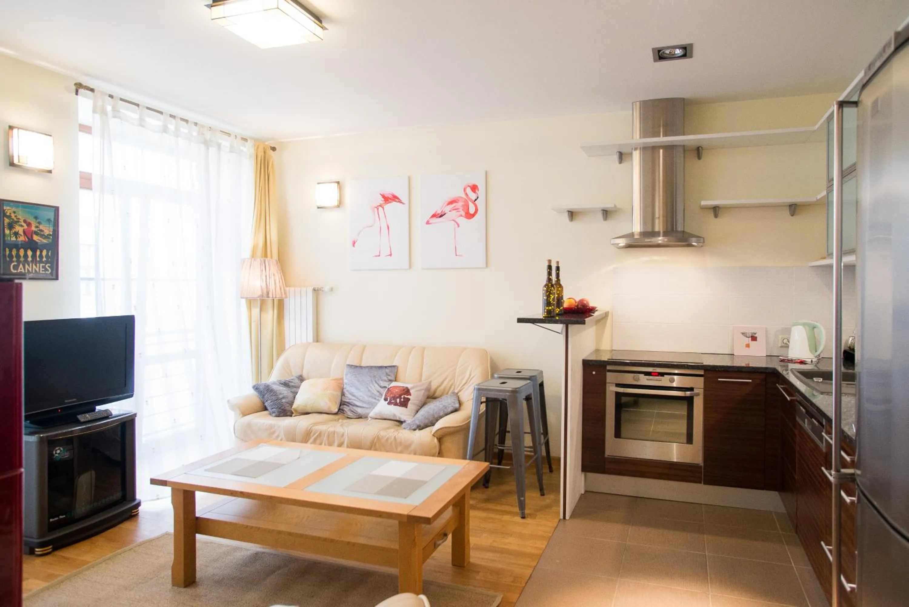 Living room in Old Riga Park Studio