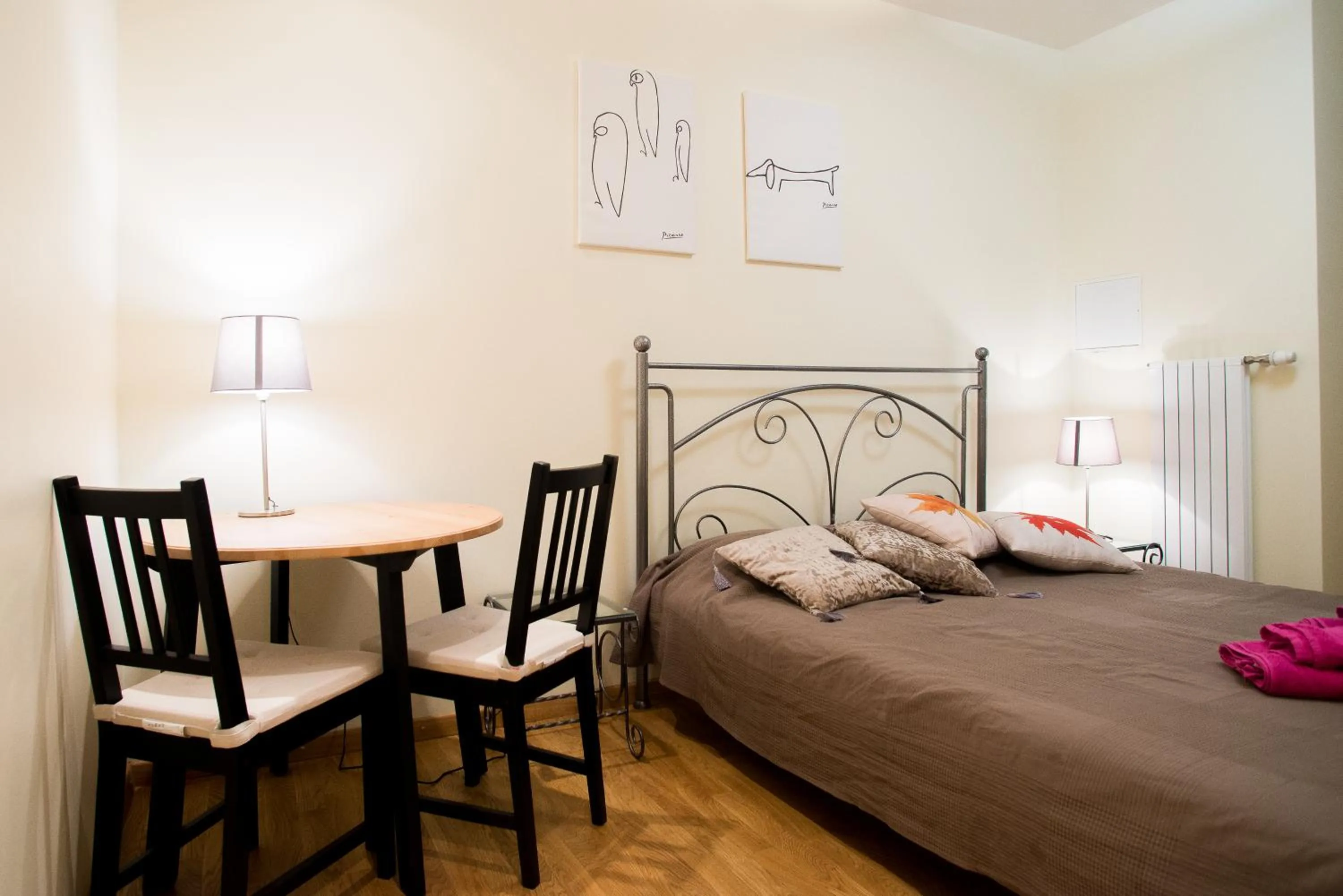 Bedroom, Bed in Old Riga Park Studio