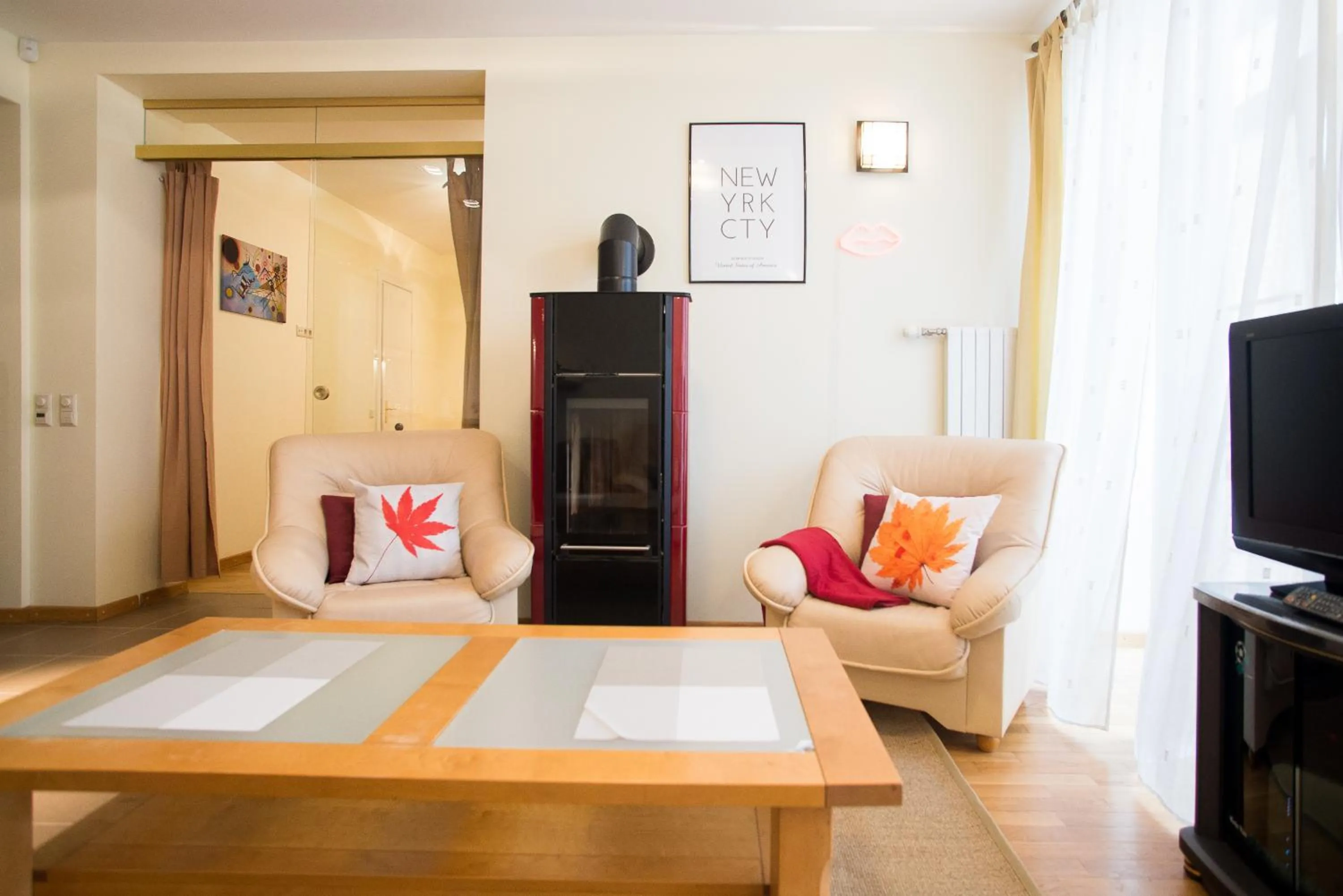 Living room in Old Riga Park Studio