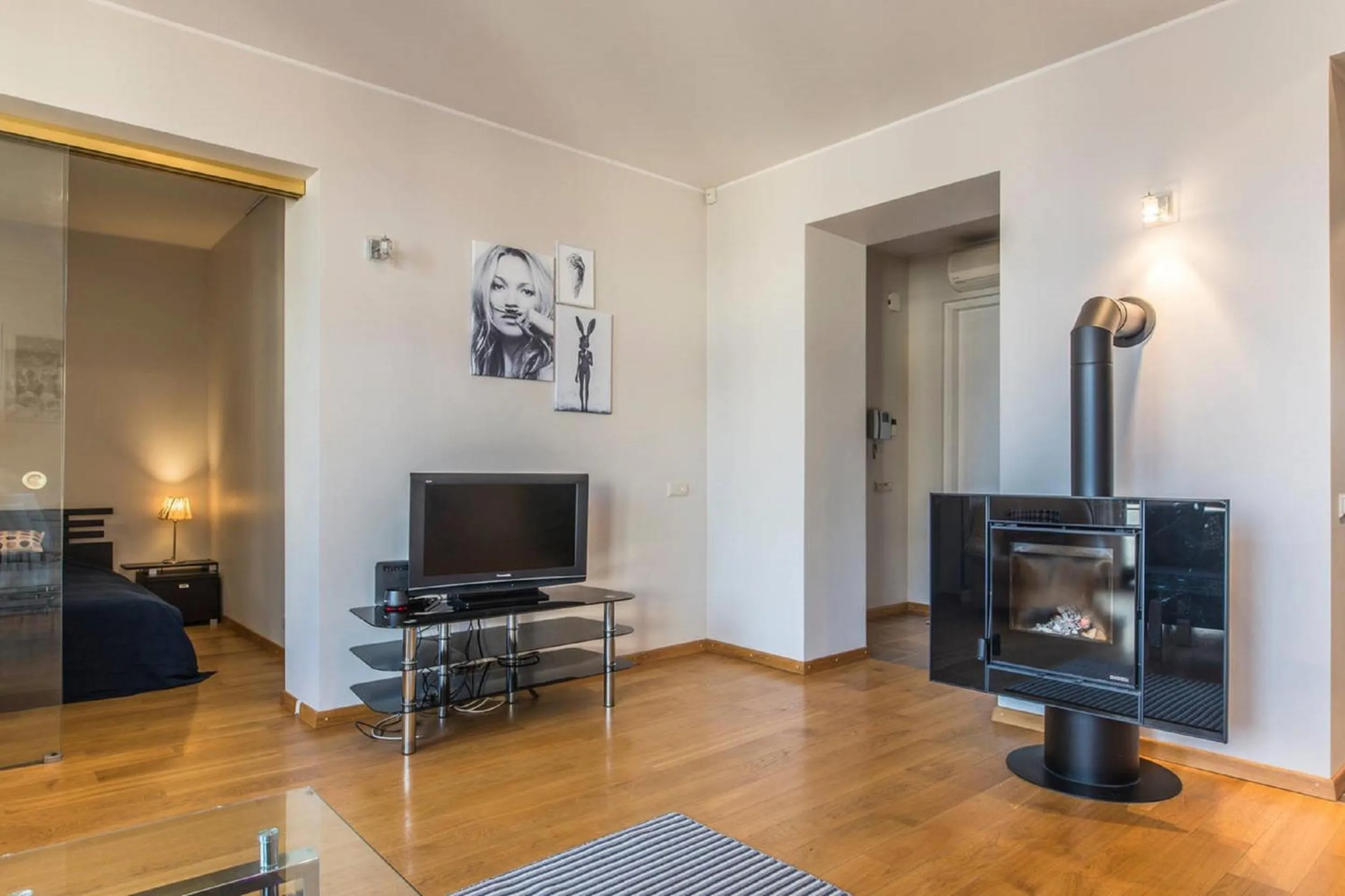 Seating area in Old Riga Park Studio