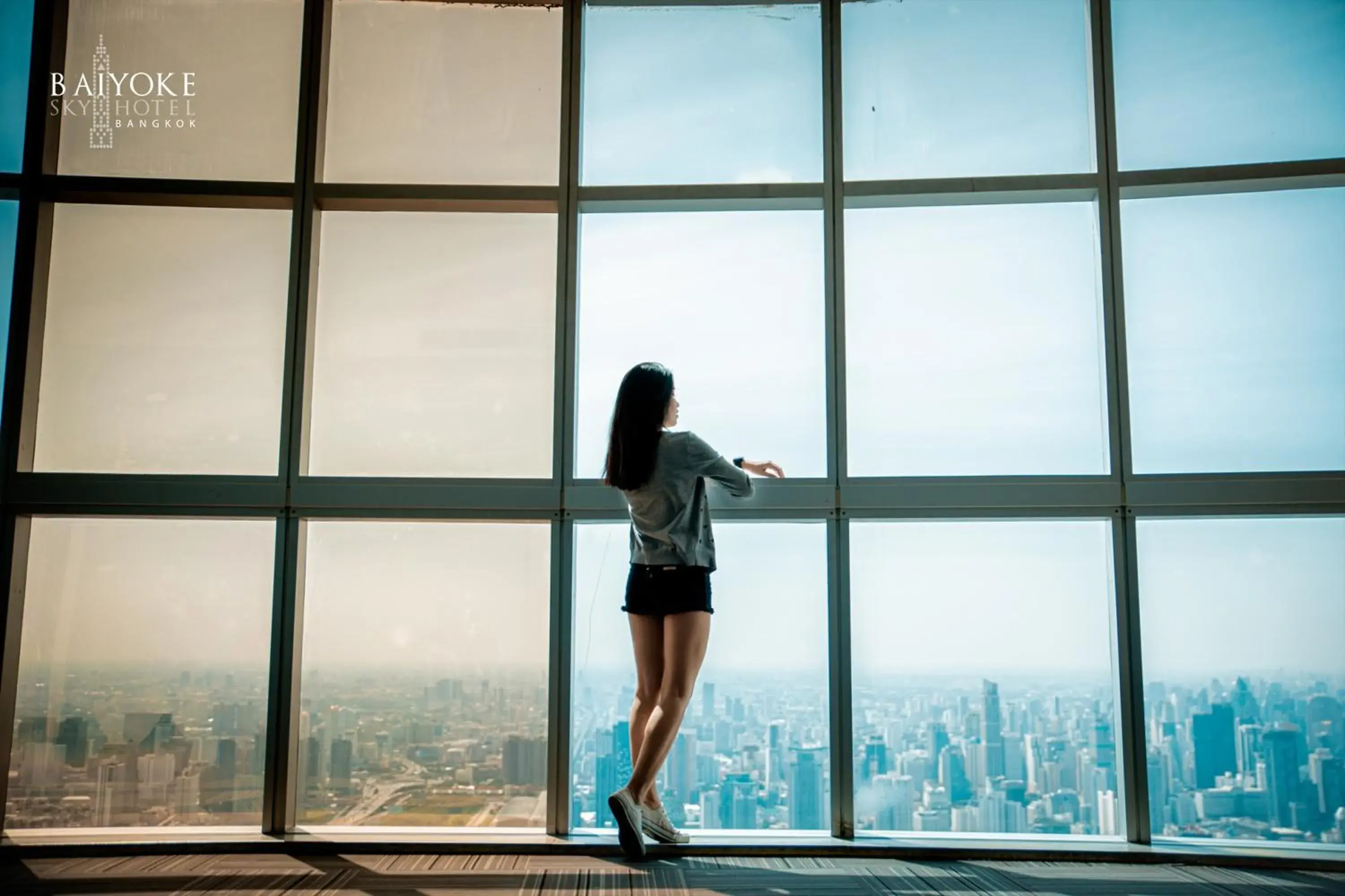 City view in Baiyoke Sky Hotel City view in Baiyoke Sky Hotel