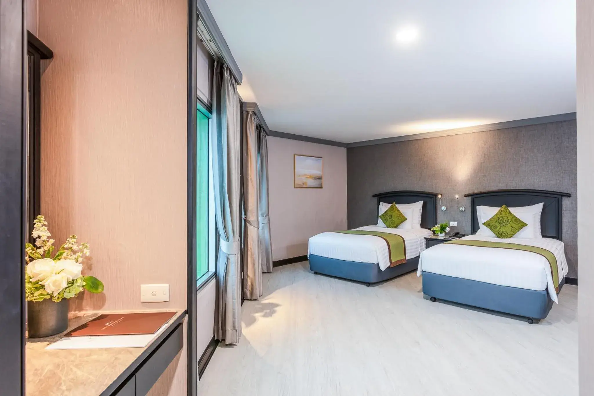 Bed in Baiyoke Sky Hotel Bed in Baiyoke Sky Hotel