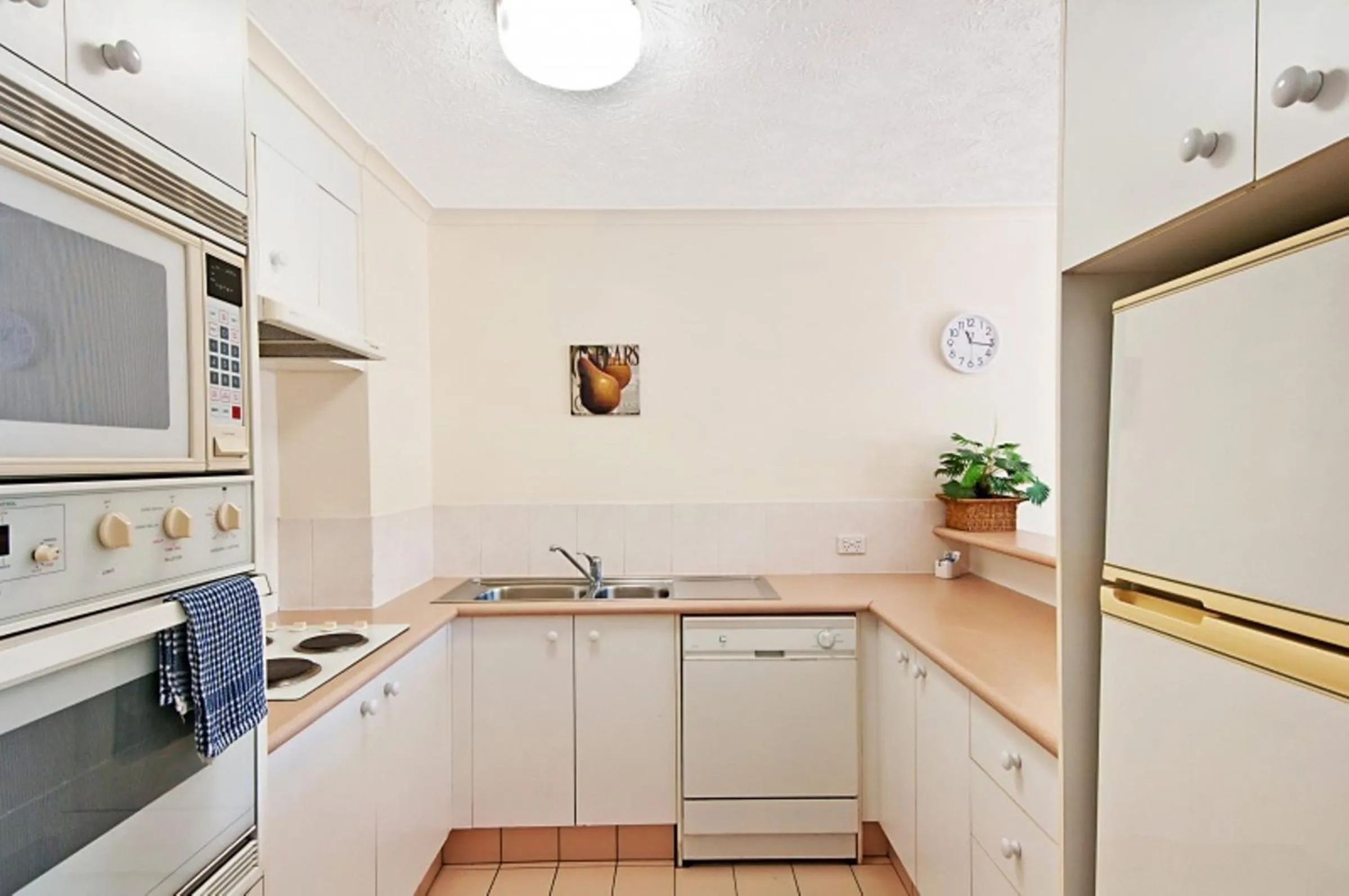 Kitchen or kitchenette in Champelli Palms Apartments