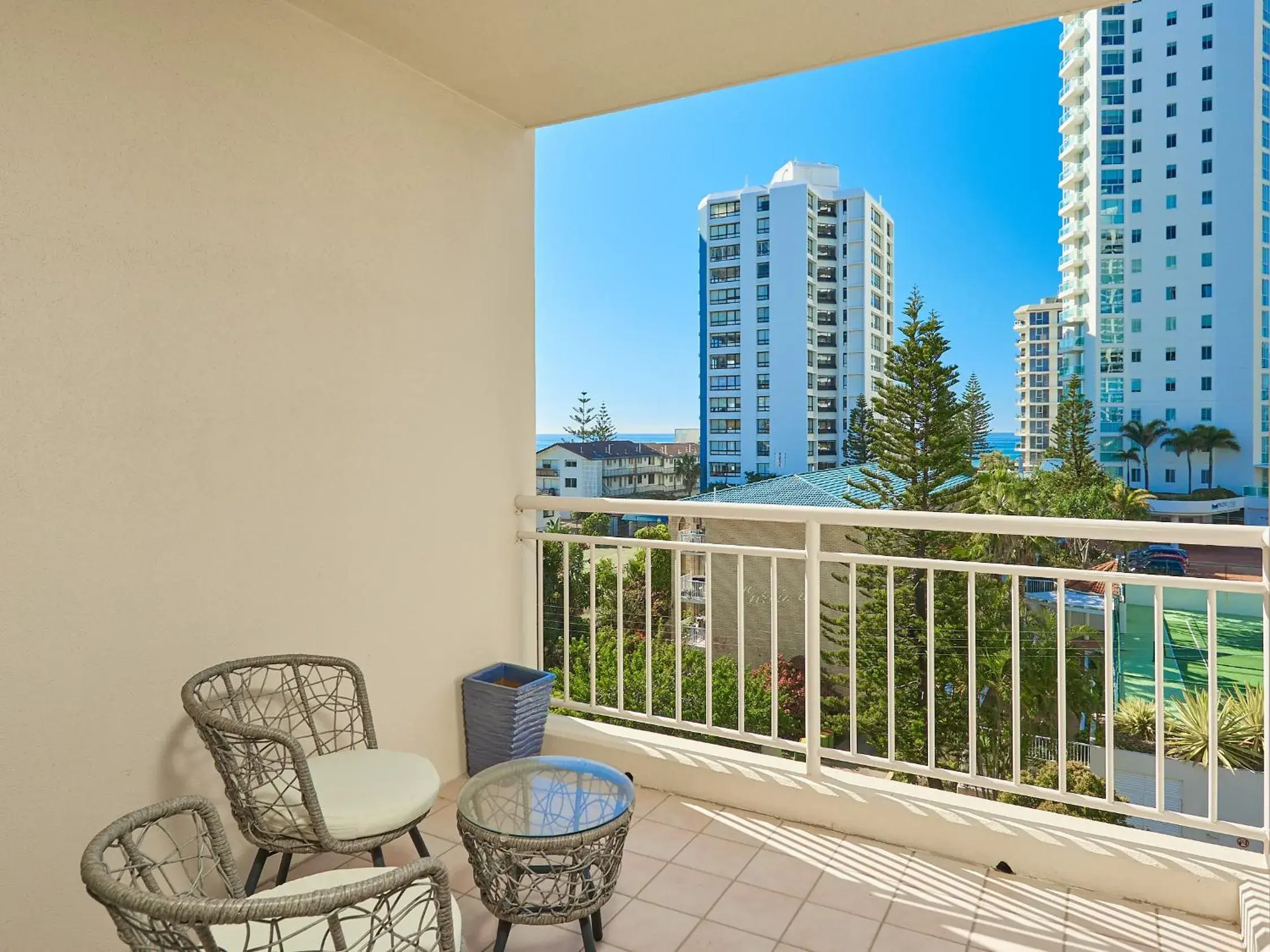 Balcony/Terrace in Maldives Resort Main Beach, Gold Coast Balcony/Terrace in Maldives Resort Main Beach, Gold Coast