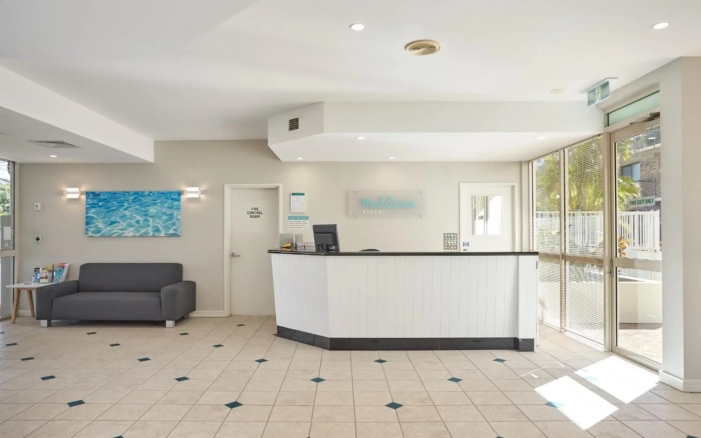 Lobby or reception in Maldives Resort Main Beach, Gold Coast Lobby or reception in Maldives Resort Main Beach, Gold Coast