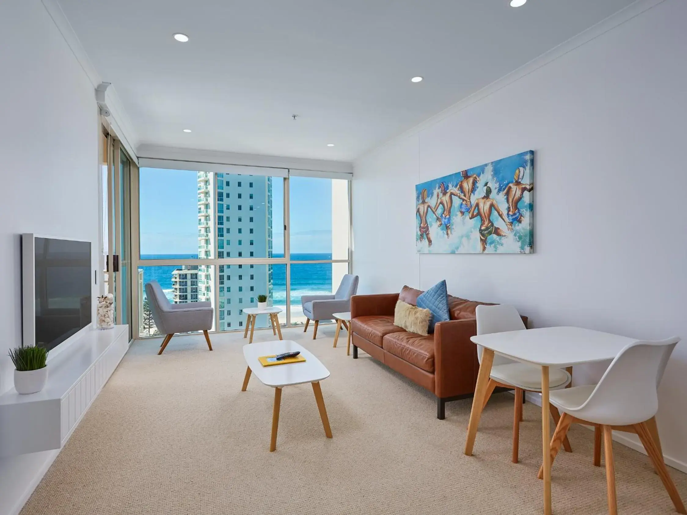 Living room in Maldives Resort Main Beach, Gold Coast Living room in Maldives Resort Main Beach, Gold Coast