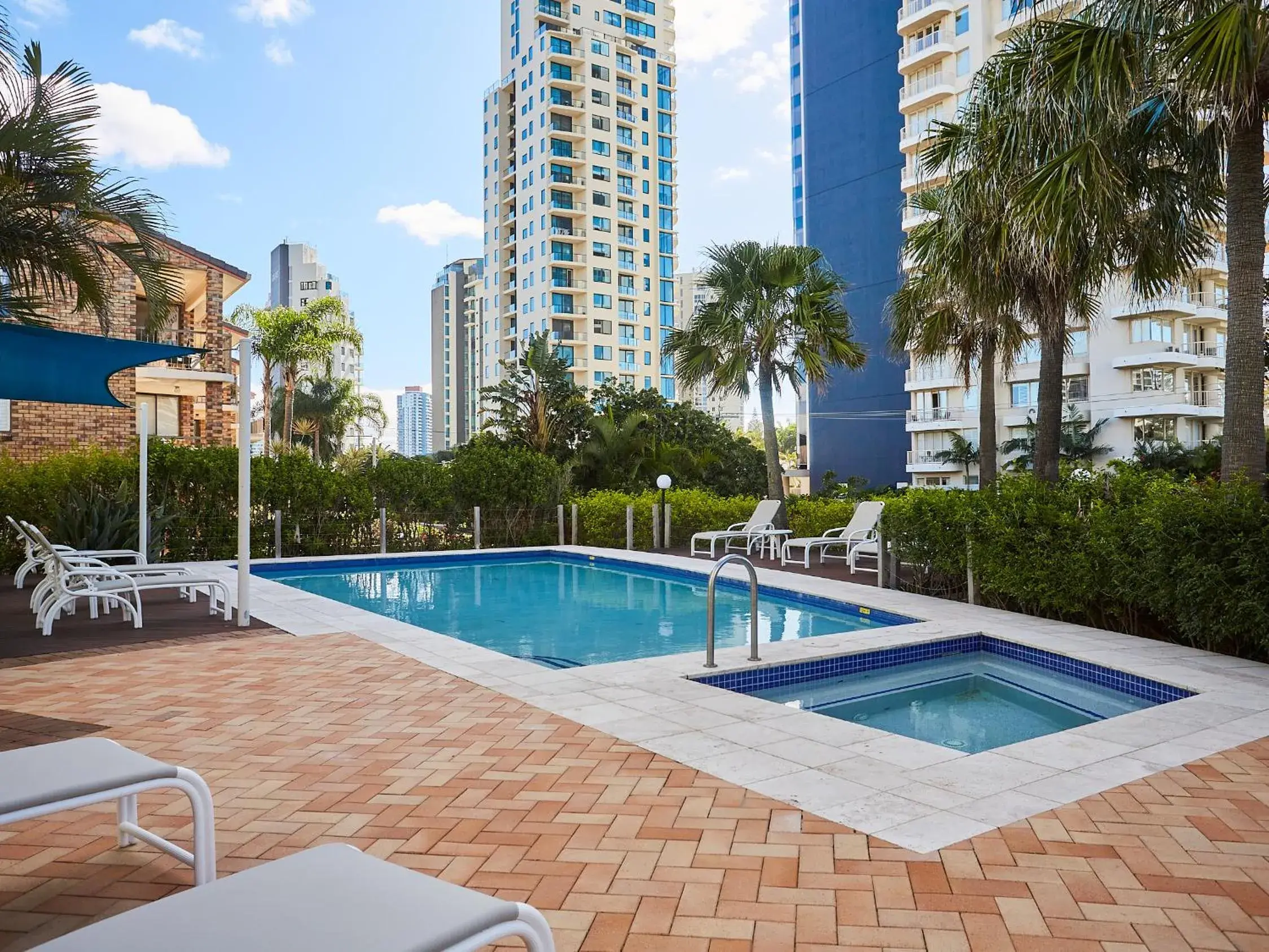 Swimming pool in Maldives Resort Main Beach, Gold Coast Swimming pool in Maldives Resort Main Beach, Gold Coast
