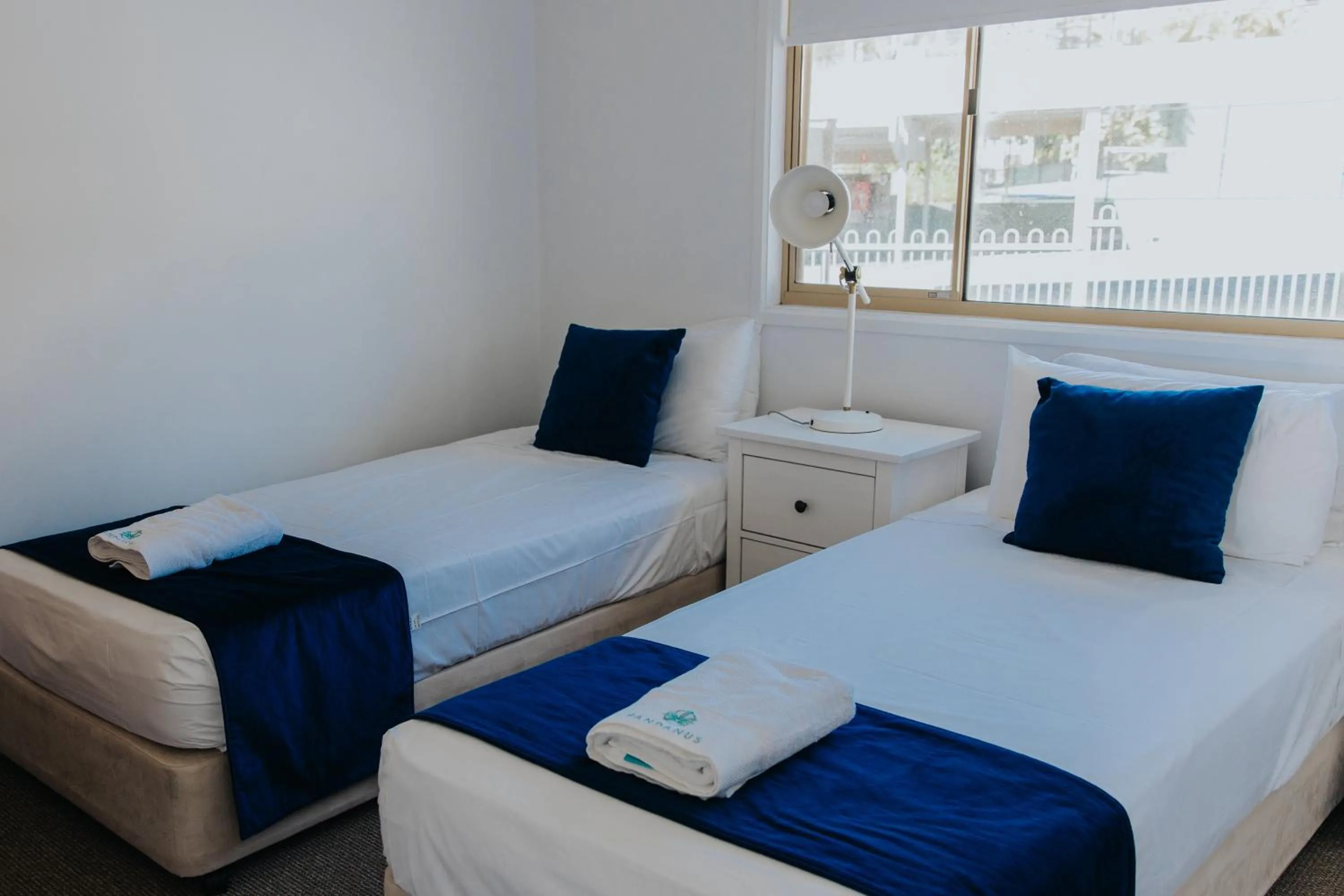 Bed in Pandanus Palms Holiday Resort