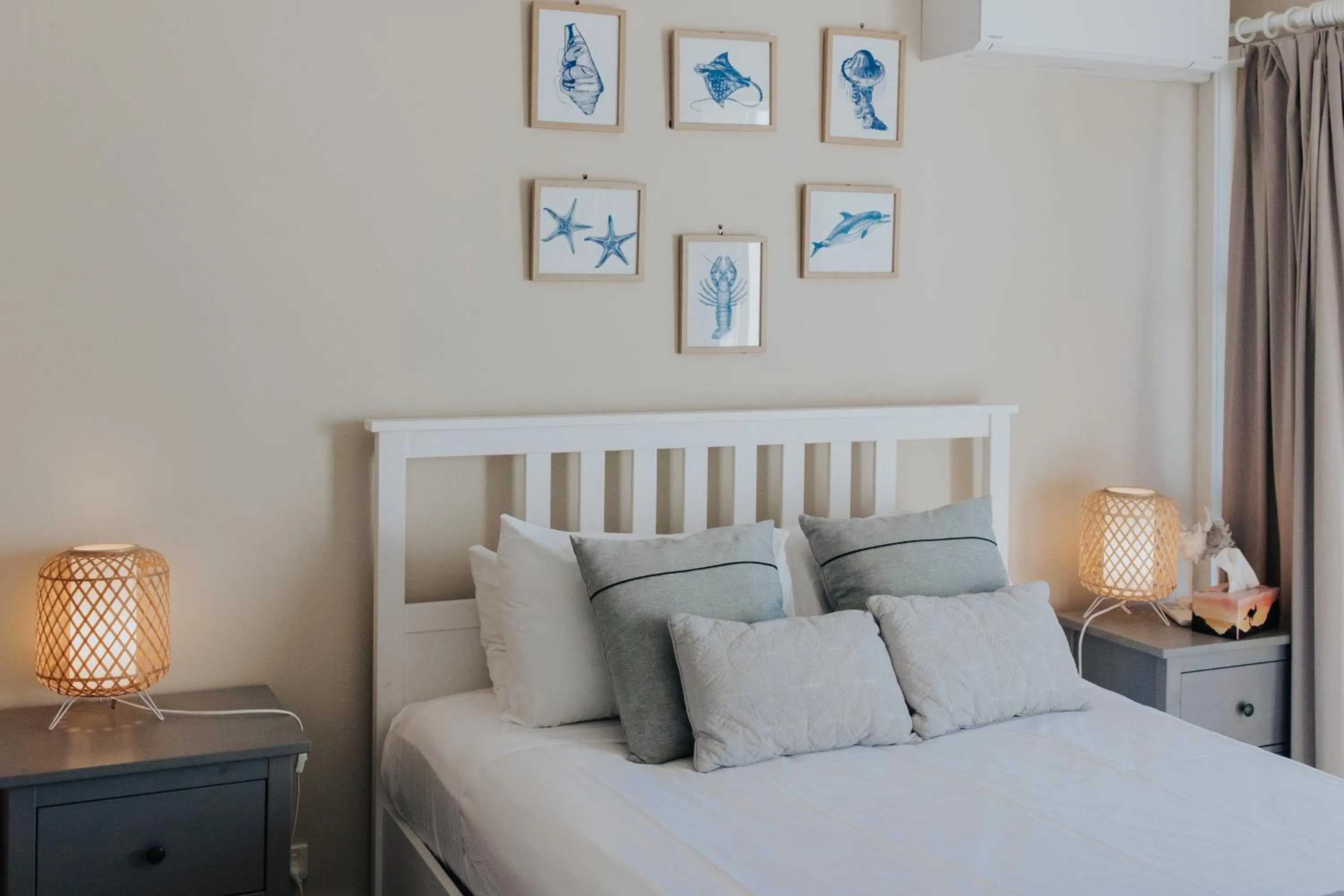 Bed in Pandanus Palms Holiday Resort