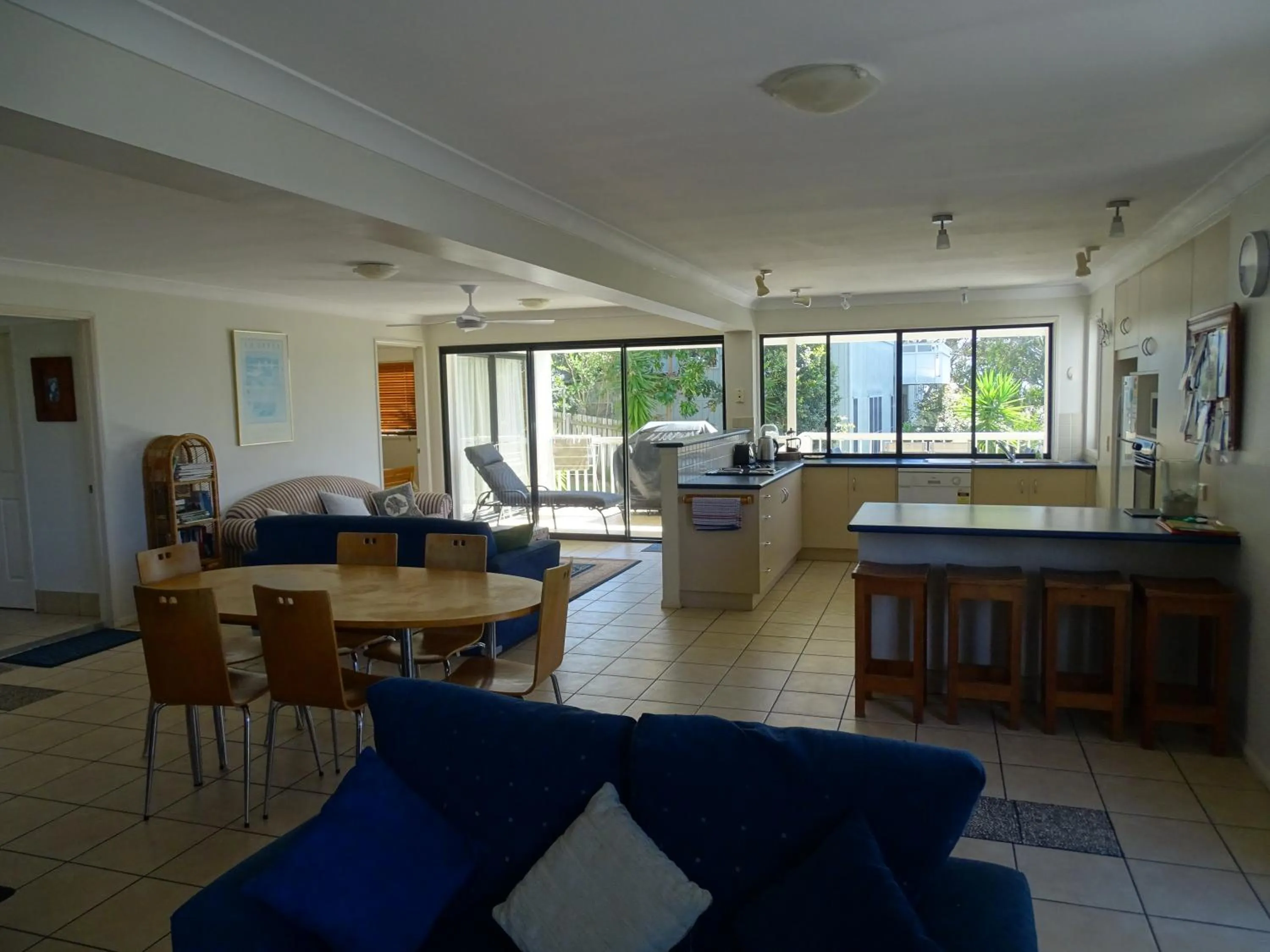 Dining area in Pandanus Palms Holiday Resort