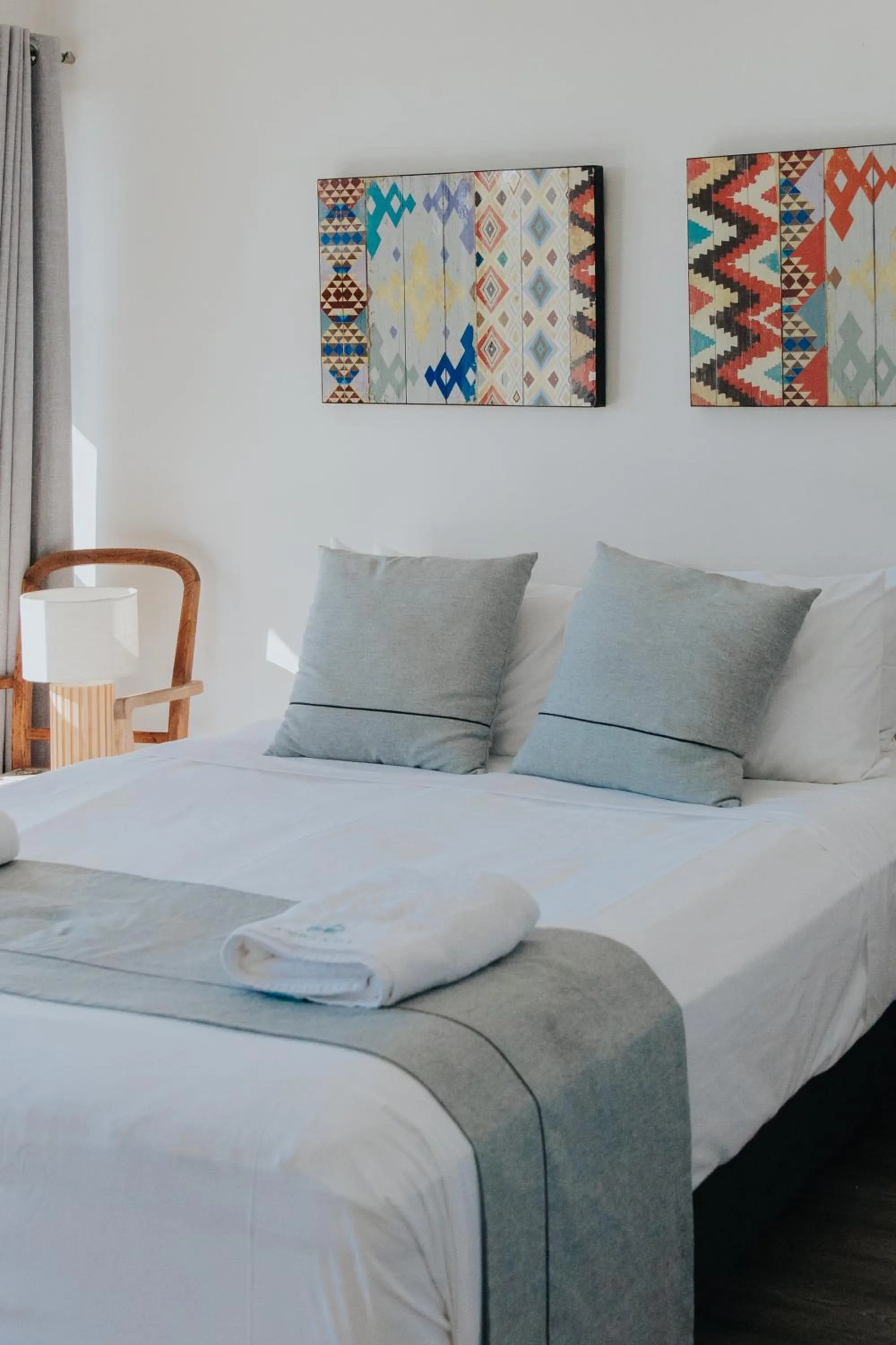 Bed in Pandanus Palms Holiday Resort